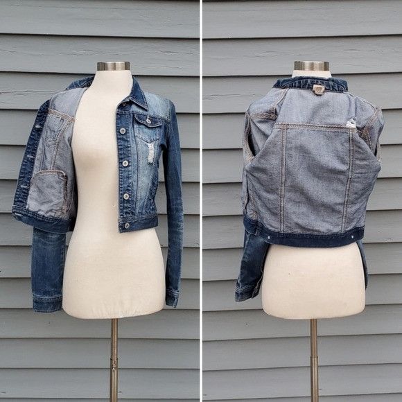 Vintage Vintage 90s y2k Mudd Brats Blue Jean Distressed Faded Denim Size M / US 6-8 / IT 42-44 - 5 Thumbnail