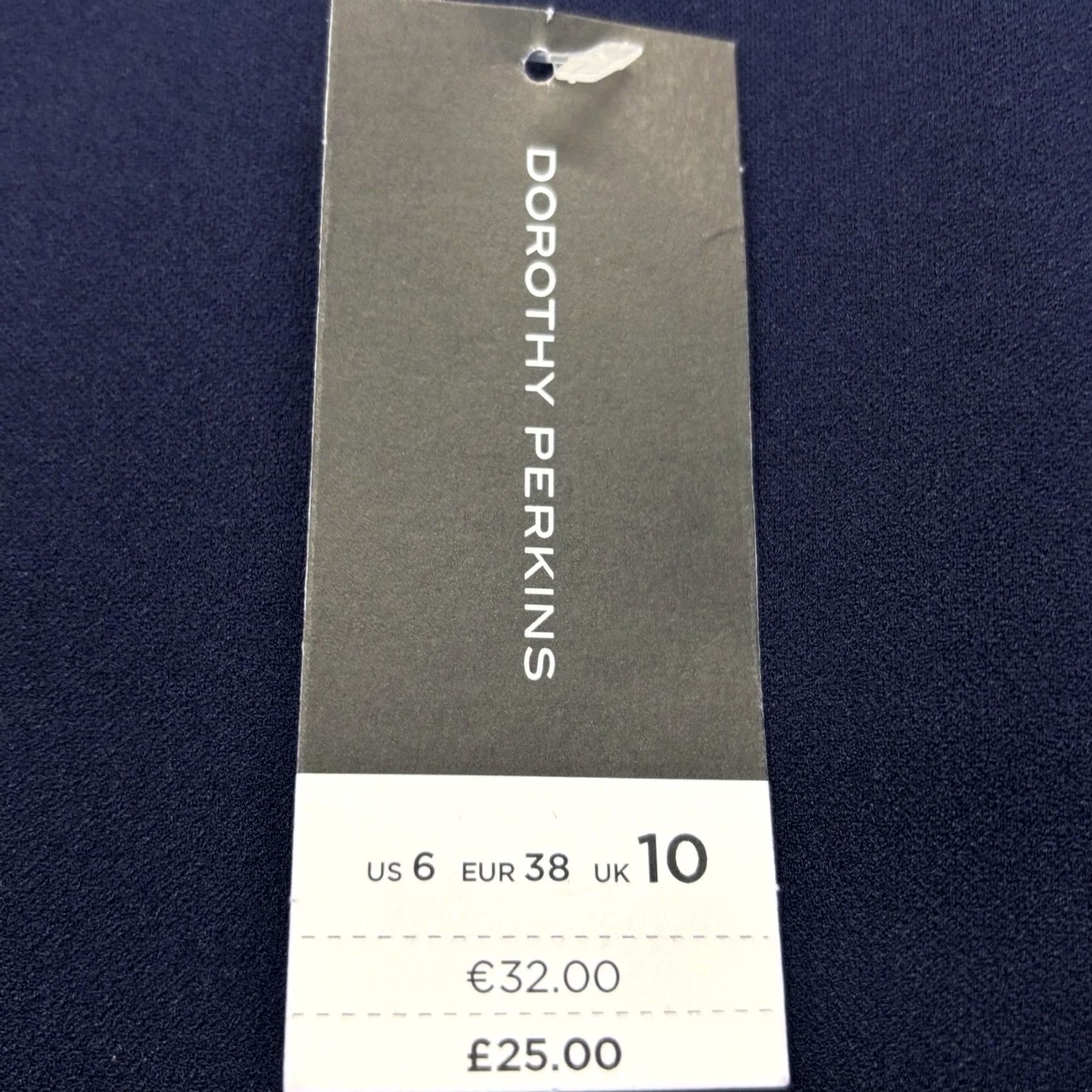 Vintage Dorothy Perkins Dress Womens 10 Pencil UK10 Navy Sleeve Women New With Tags BNWT Size L / US 10 / IT 46 - 5 Thumbnail