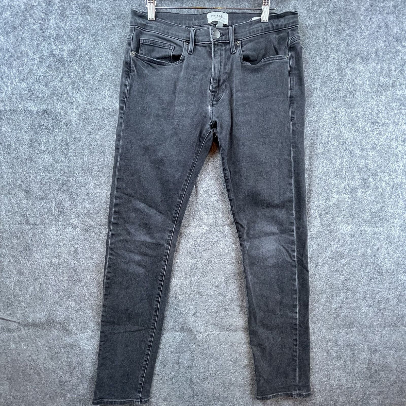 Frame Frame Denim Jeans Mens 31 Fade To Grey L'Homme Skinny Size US 31 - 1 Thumbnail