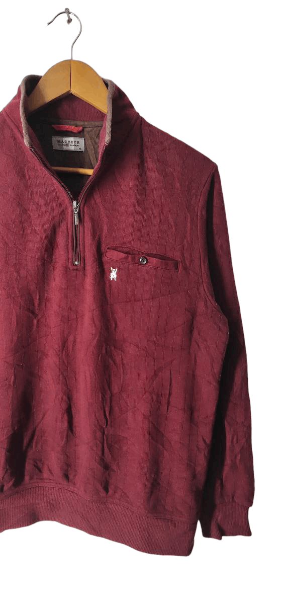 Macbeth MACBETH JEANS COMPANY SKATE HALF ZIPPER PULLOVER JACKET Size US M / EU 48-50 / 2 - 5 Thumbnail