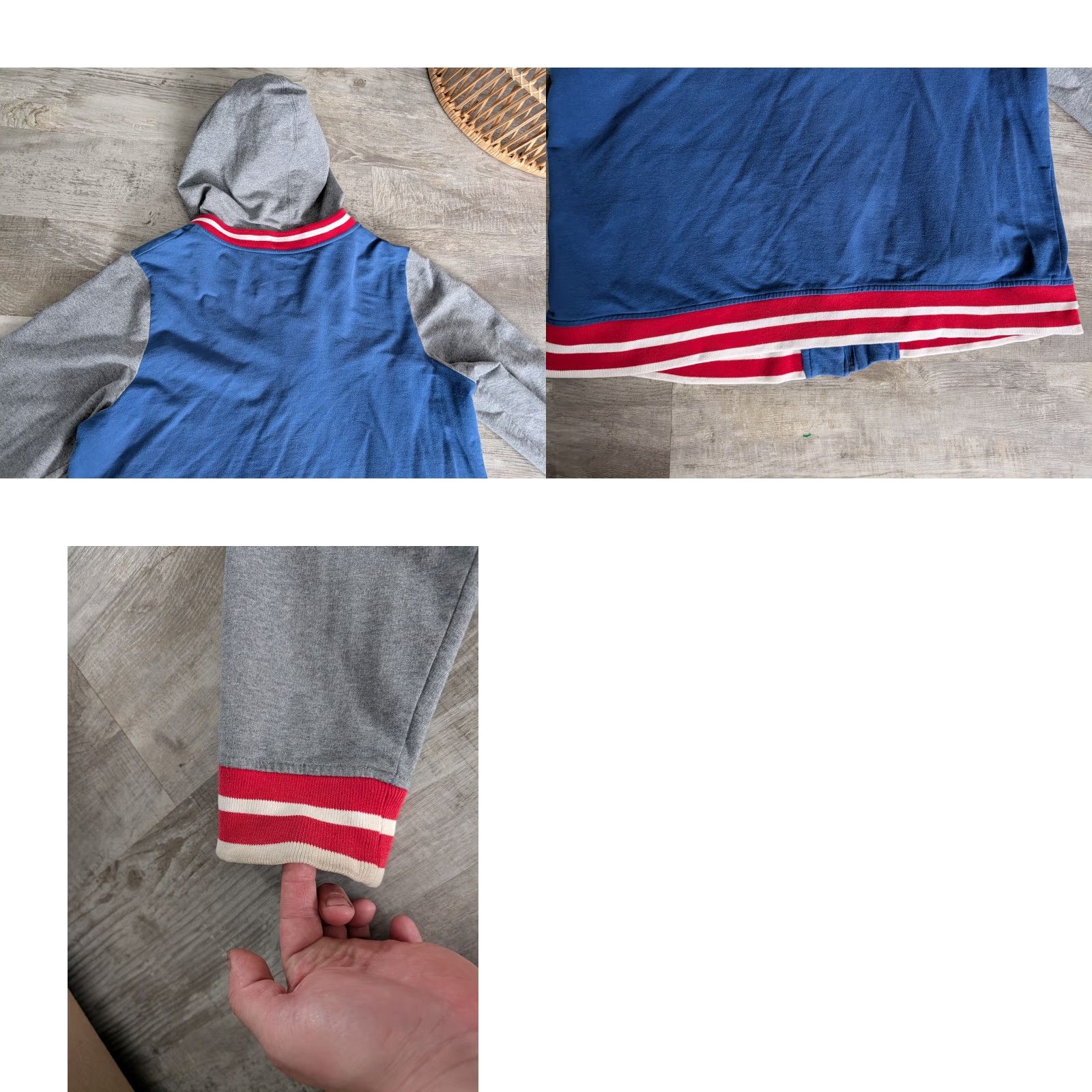 New Era VINTAGE Chicago Cubs New Era Women’s Full Zip Hooded Jacket Sequin Logo 2XL Striped Size XXL / US 16-18 / IT 52-54 - 11 Thumbnail