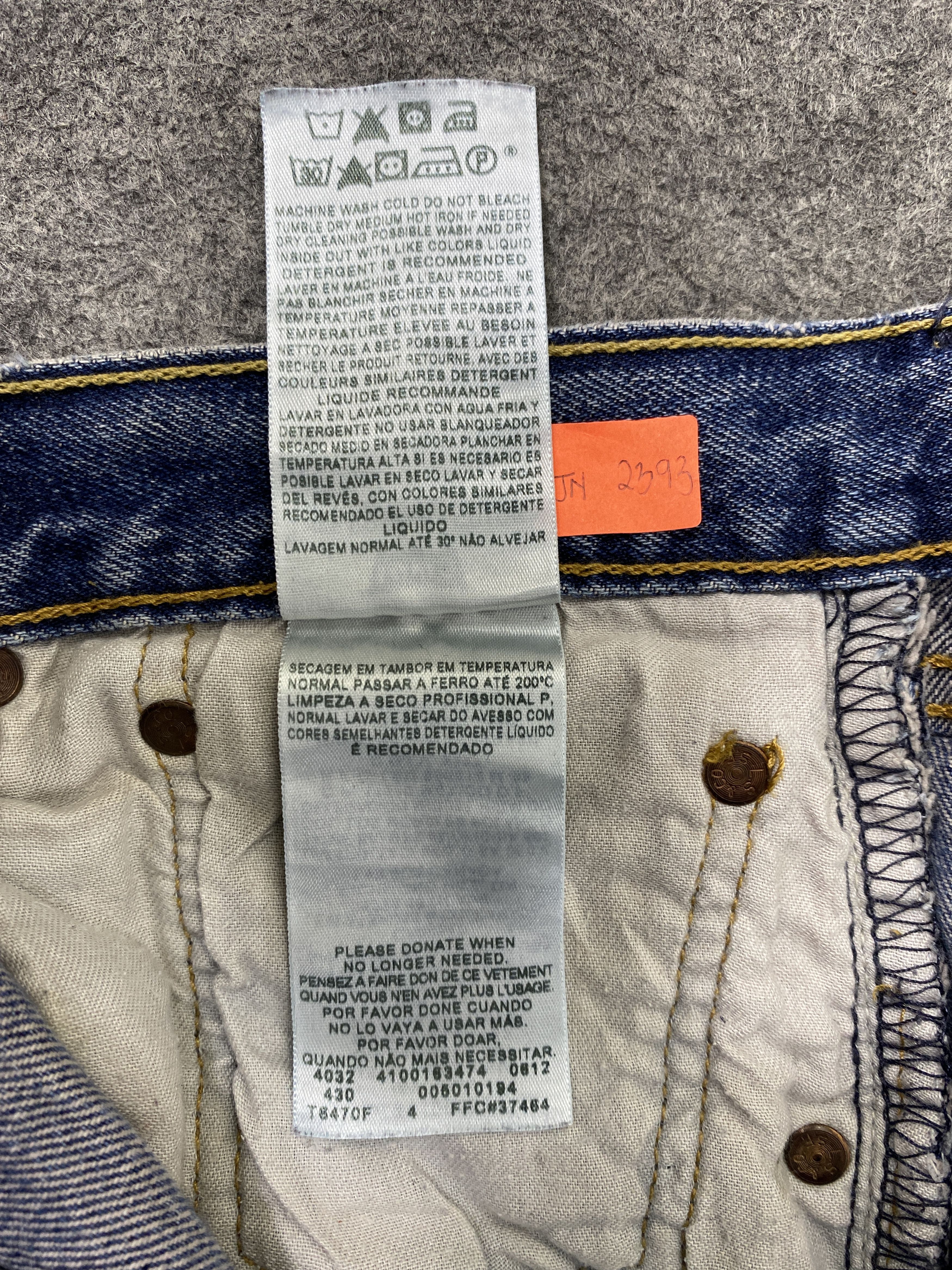 Levi's Distressed Blue Vintage Levi's 501 34x32 Denim -JN2393 Size US 34 / EU 50 - 9 Thumbnail