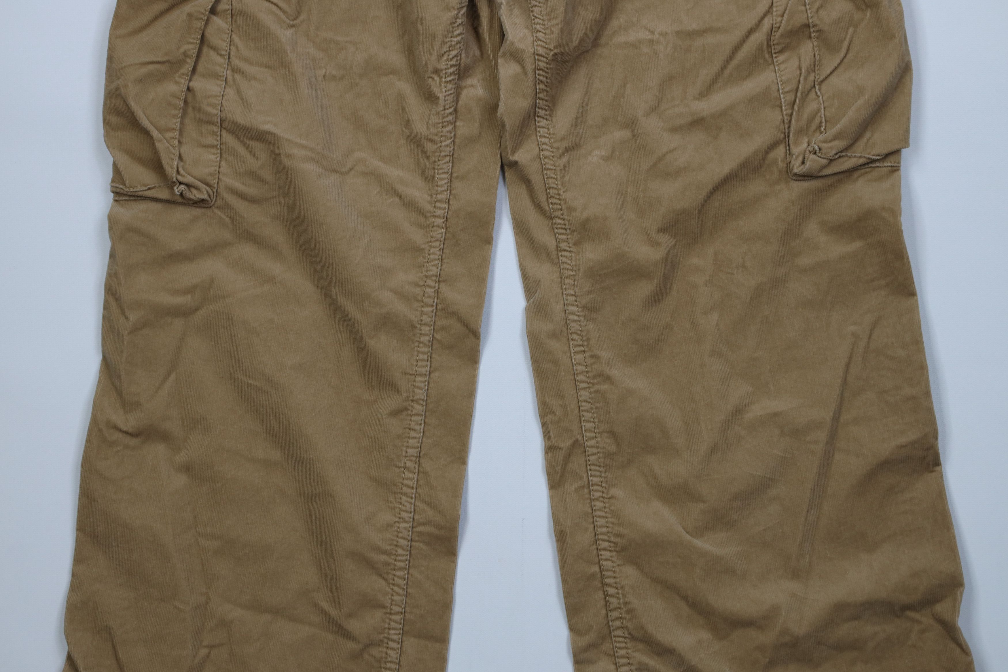 Gap Vintage Y2K Gap Babydoll Corduroy Wide Leg Cargo Pants Brown Size 38" / US 16 / IT 52 - 3 Thumbnail
