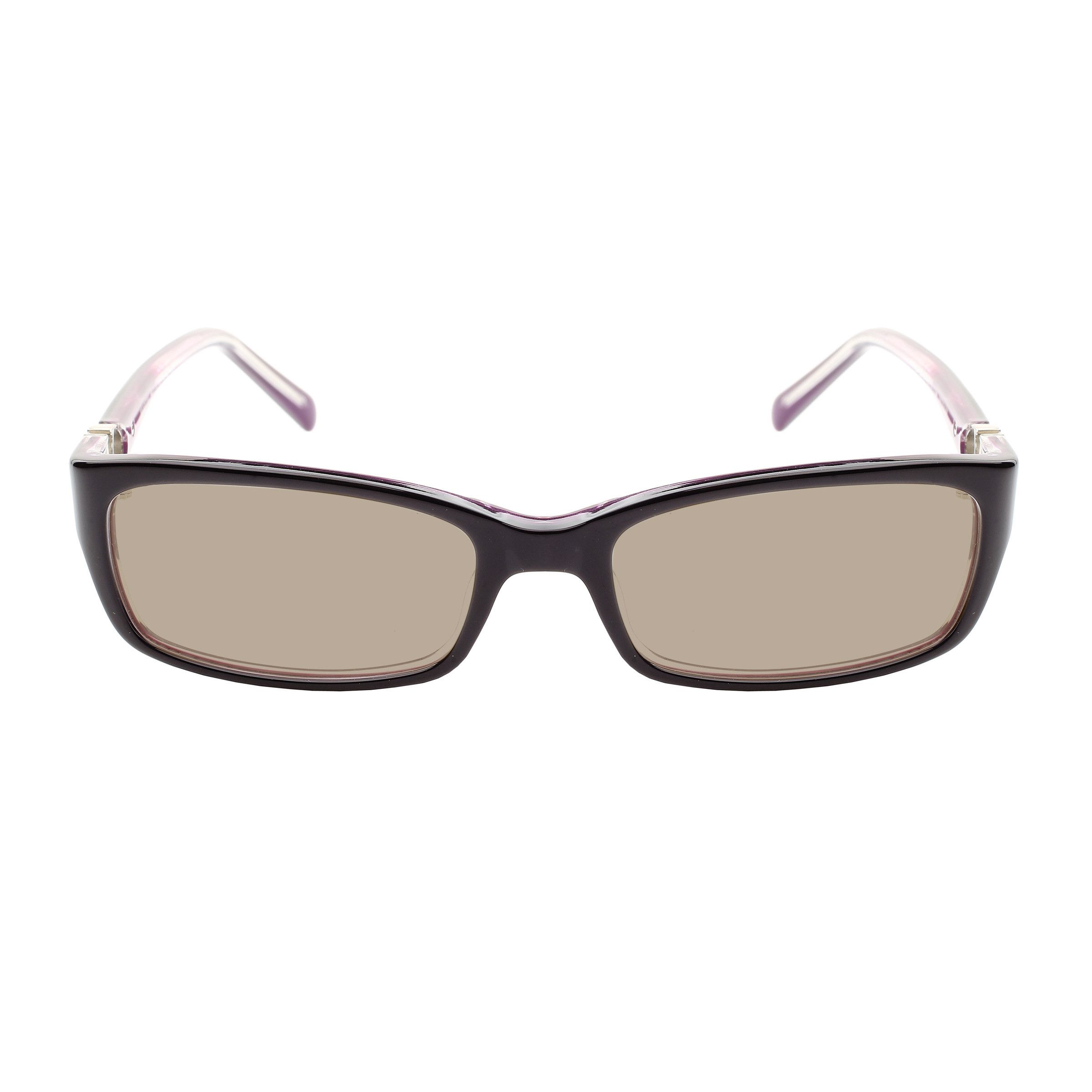 Valentino Valentino '00s Signature Dark Purple Plastic Sunglasses Size ONE SIZE - 1 Thumbnail