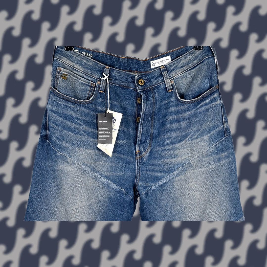 G-Star G-Star RAW Spiraq 3D Relaxed Sato Denim Medium Aged Restored Jeans 32/32 Men Blue Cotton Regular Size-32/32 Mens Size US 32 / EU 48 - 1 Thumbnail