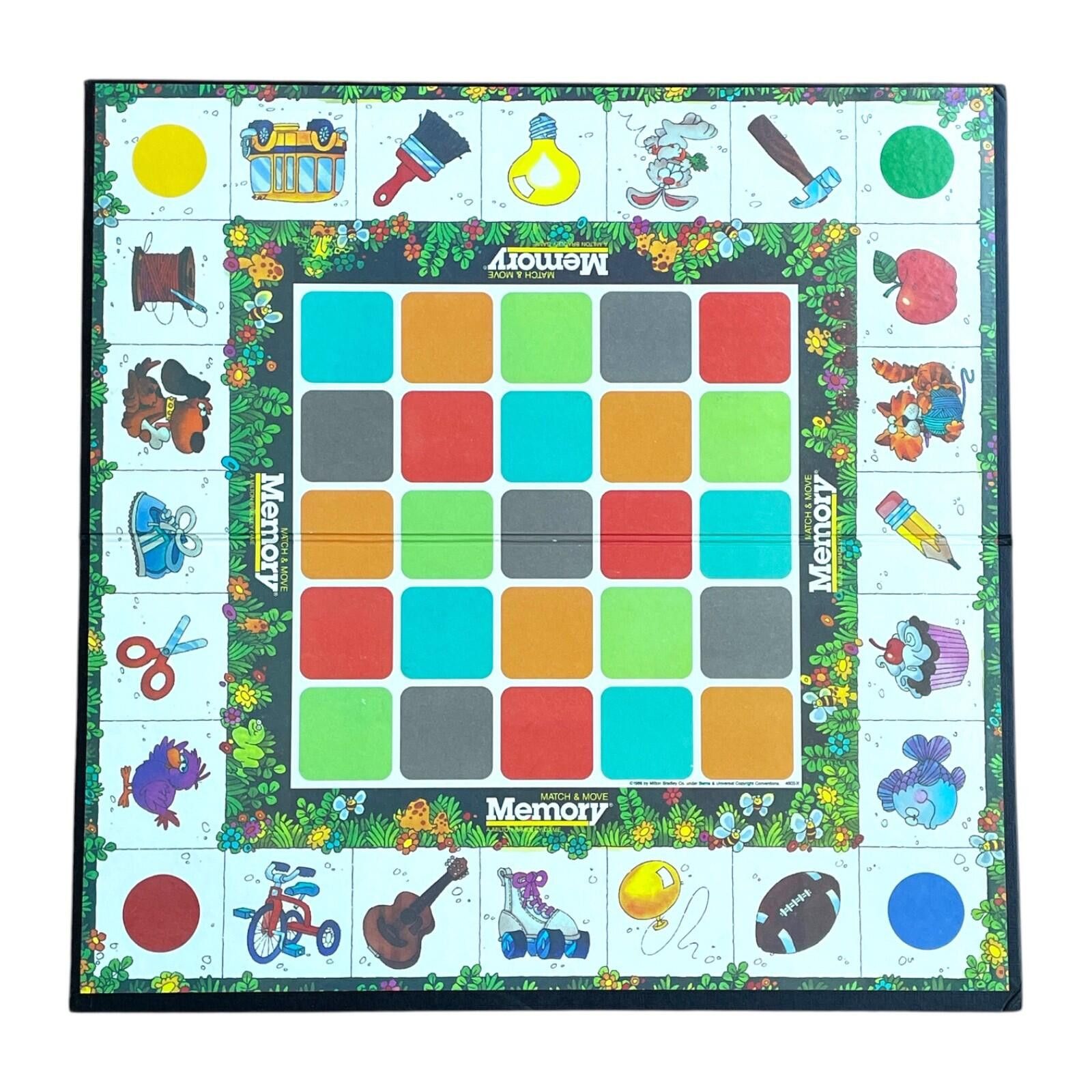 Other Vintage 1986 Match & Move Memory Game MB Complete Set CLEAN Size ONE SIZE - 4 Thumbnail