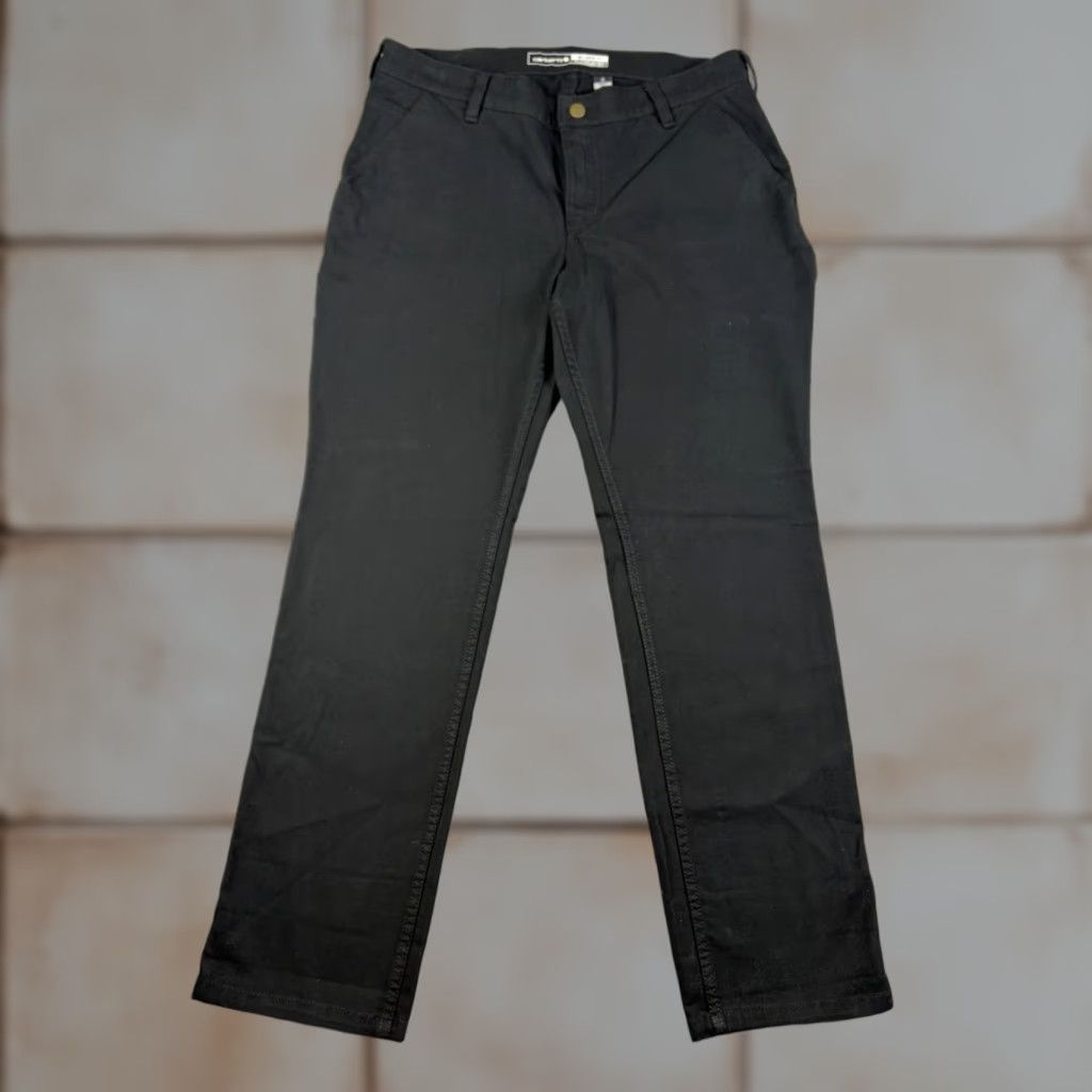 Carhartt Carhartt Womens Pants Relaxed Fit Black 10 Short Rugged Flex Workwear Twill Carpenter Pants Size 32" / US 10 / IT 46 - 1 Thumbnail