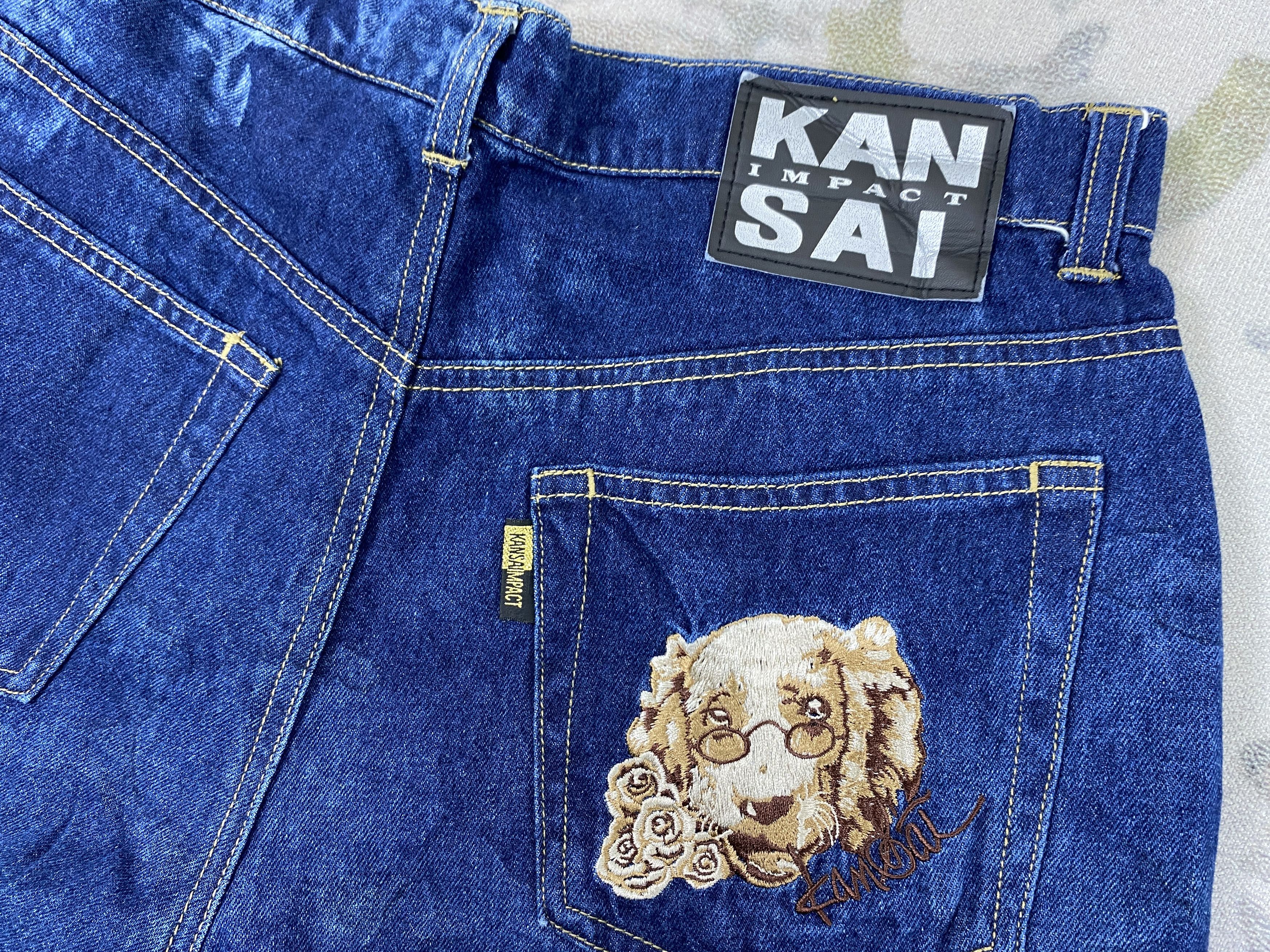 Other Vintage Kansai Impact Jeans 31x25.5 Denim- JN3774 Size US 31 - 9 Thumbnail