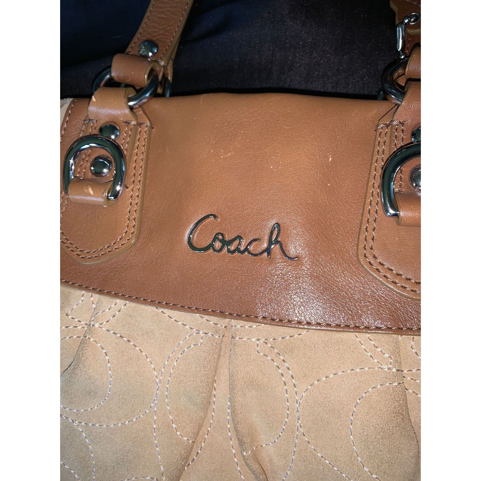 Coach Vintage Coach Convertible Two-way Suede Handbag Size ONE SIZE - 10 Thumbnail