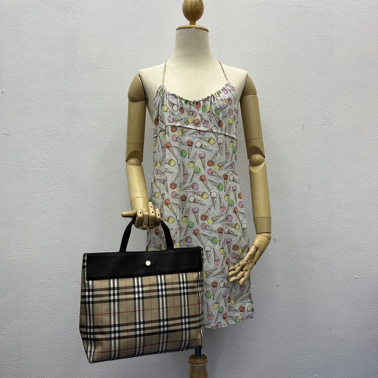 Burberry ‼️YES‼️ AUTHENTIC BURBERRY LONDON NOVA CHECK CARRY TOTE BAG Size ONE SIZE - 1 Thumbnail