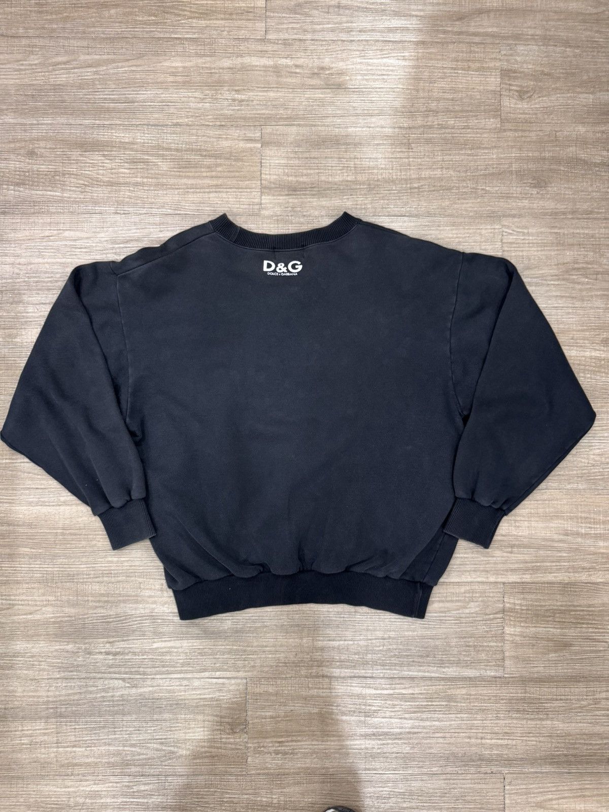 Dolce & Gabbana Dolce & Gabbana Black Sweatshirt Size US L / EU 52-54 / 3 - 2 Thumbnail