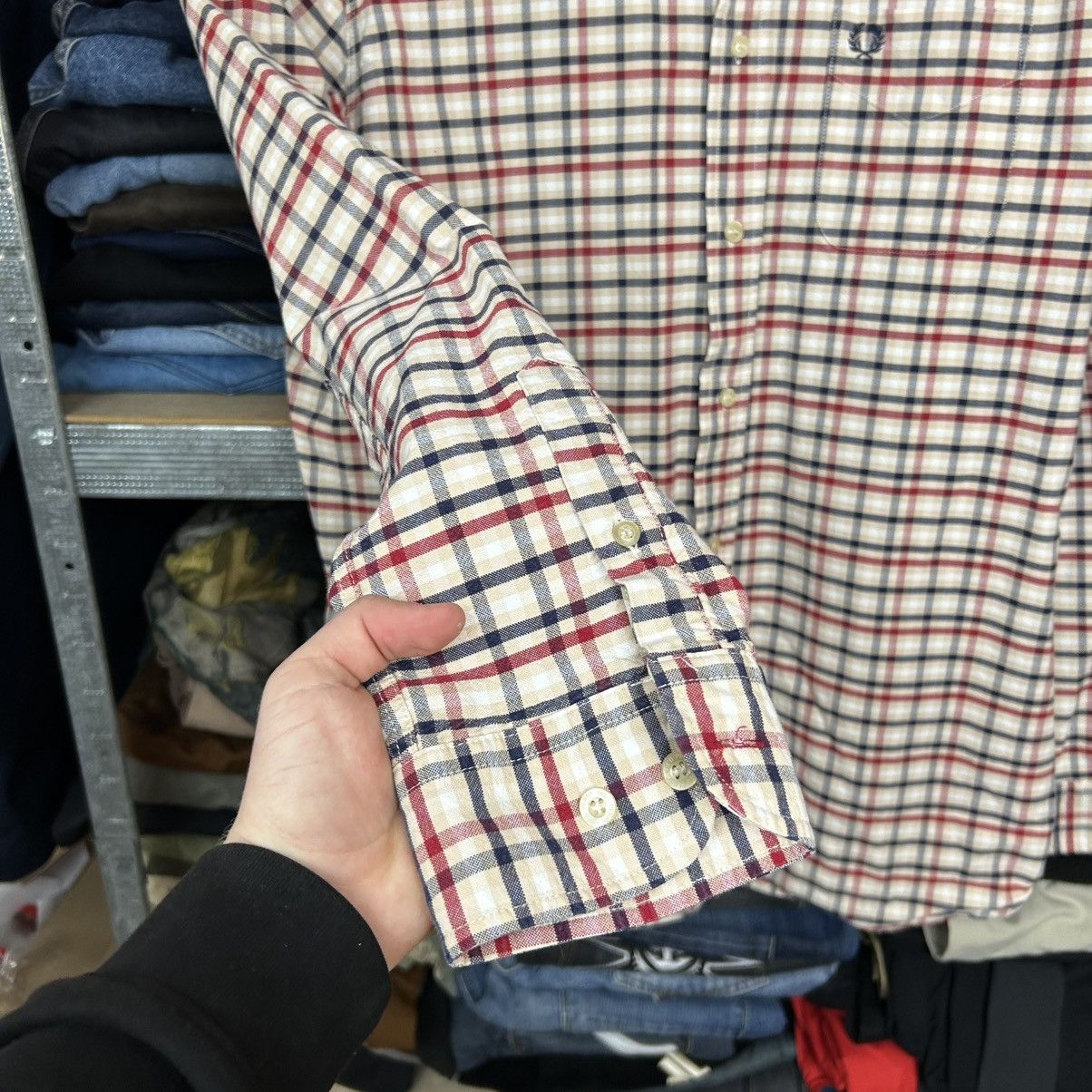 Fred Perry Vintage Fred Perry small logo checked y2k 90’s button shirt Size US XXL / EU 58 / 5 - 6 Thumbnail
