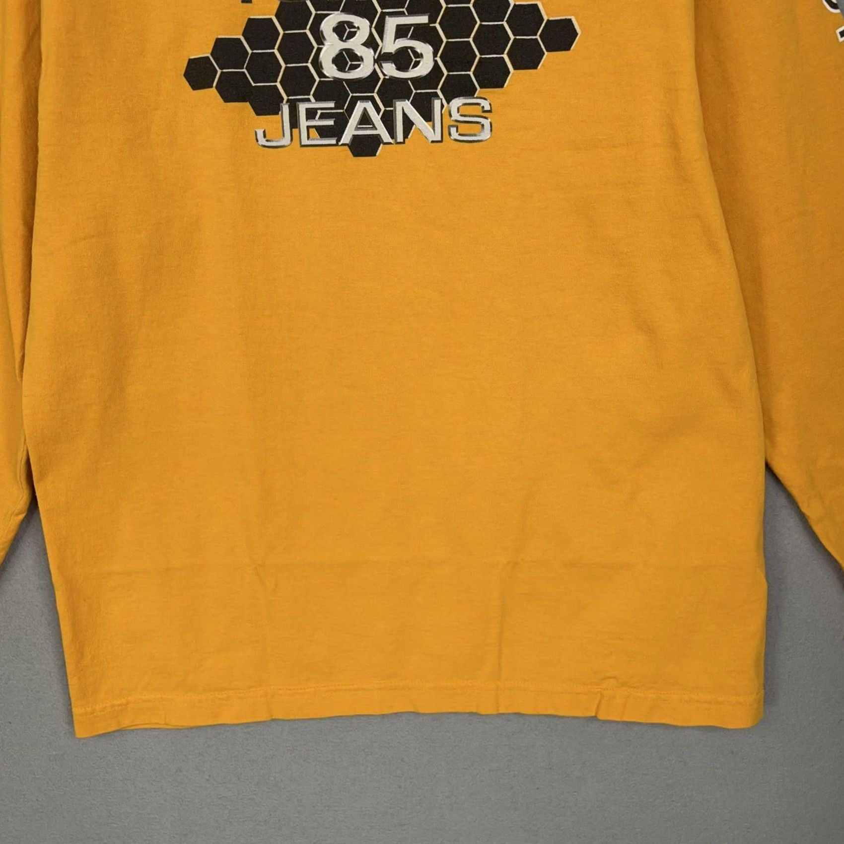 Logo 7 VINTAGE Tommy Jeans Shirt Mens Medium Yellow Logo Graphic 90s Y2K Streetwear Size US M / EU 48-50 / 2 - 3 Thumbnail