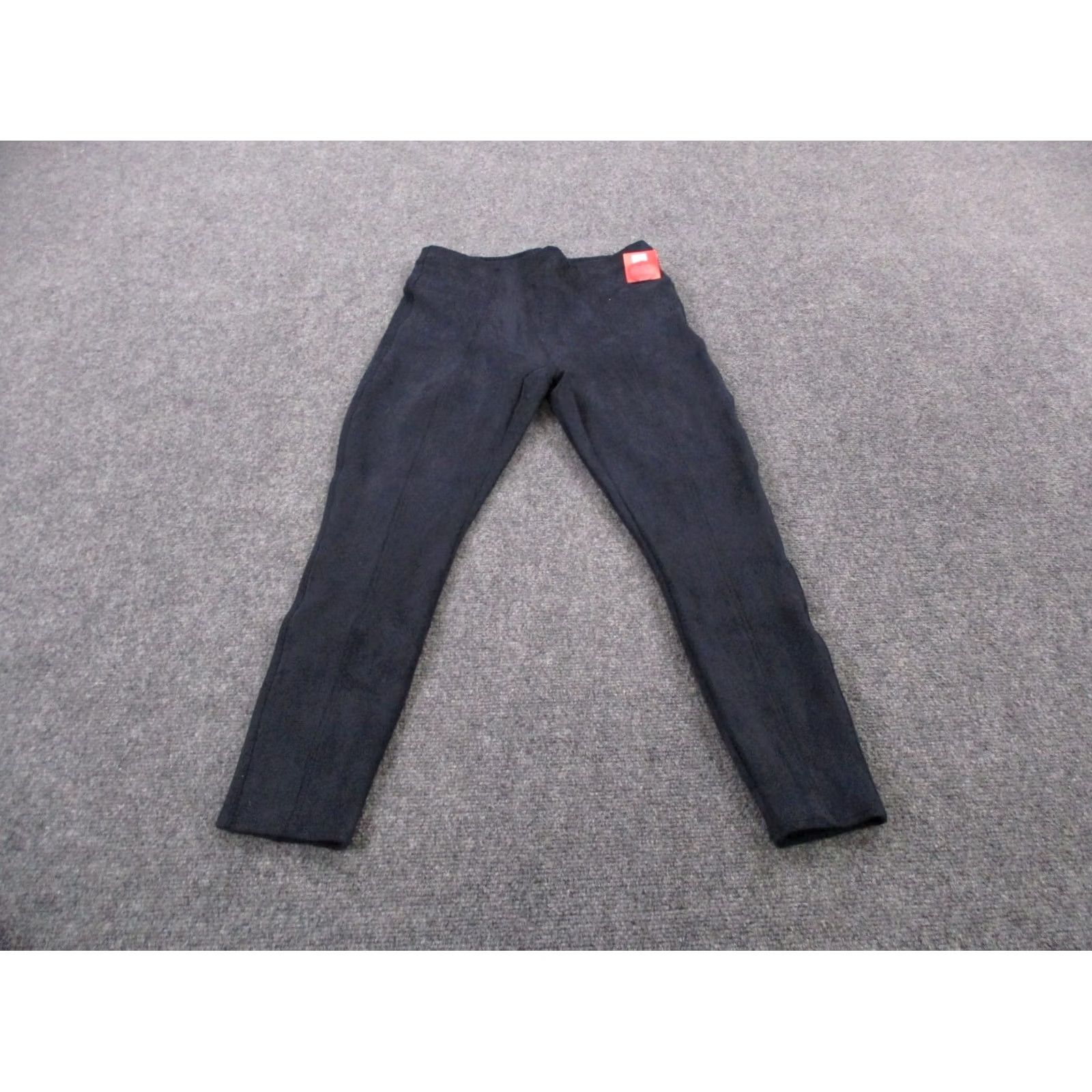 Spanx Spanx Leggings Womens M Petite Navy Blue Faux Suede Athletic Stretch Active NEW Size 32" / US 10 / IT 46 - 2 Thumbnail