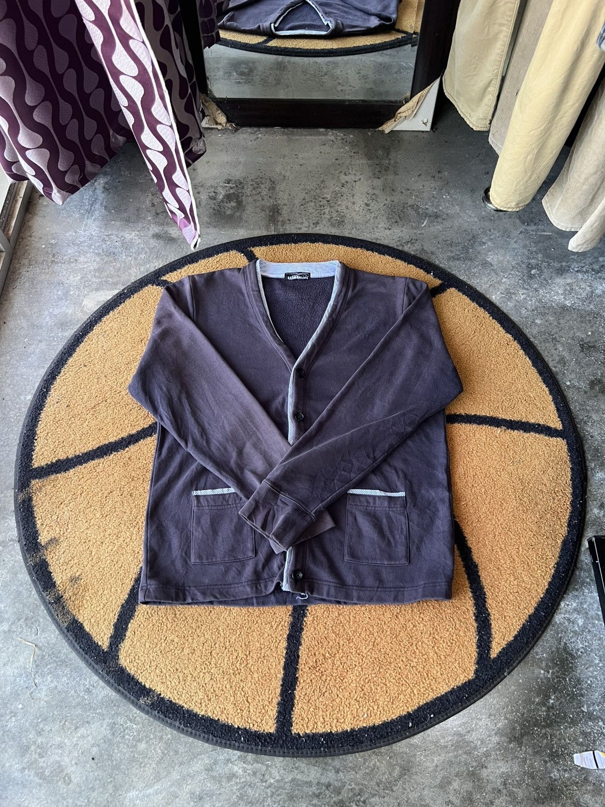 Beams Plus 🔥Sun Faded Beams Heart Button Cardigan Size US M / EU 48-50 / 2 - 2 Thumbnail