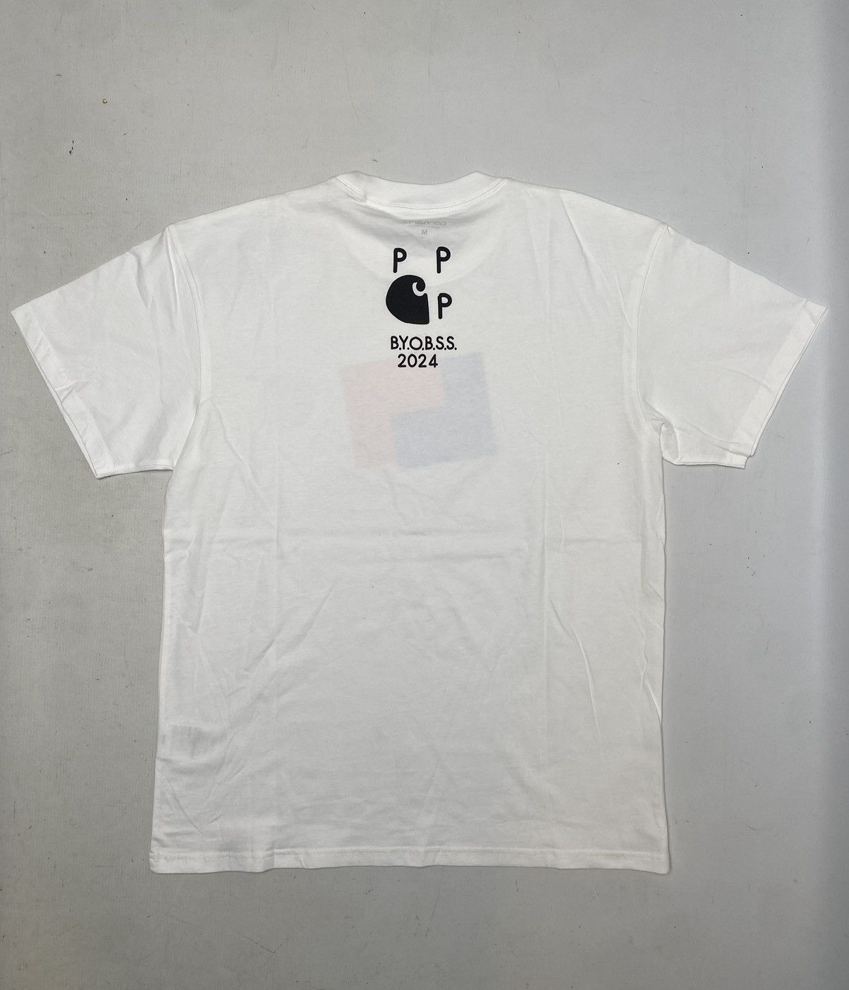 Carhartt Wip Carhartt WIP x BYOBSS T-shirt size M White new Size US M / EU 48-50 / 2 - 9 Thumbnail