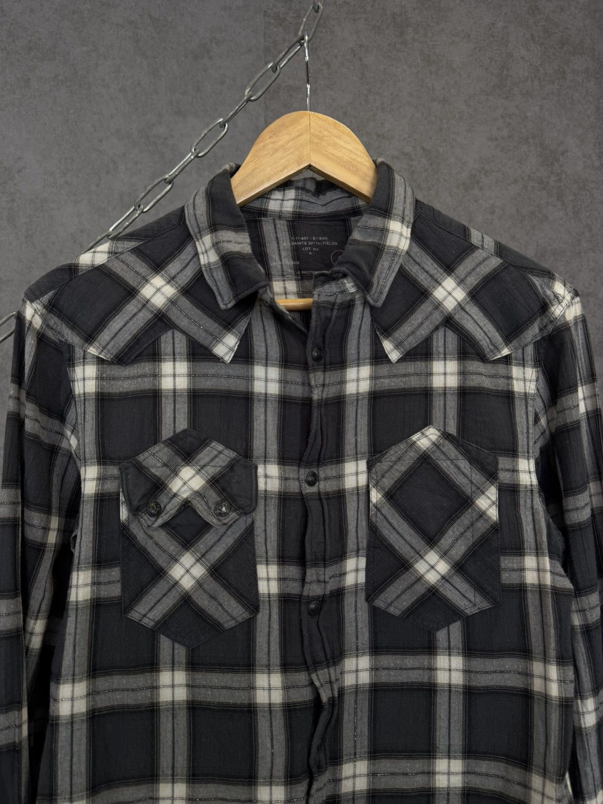 Allsaints Allsaints vintage designer shirt Size US S / EU 44-46 / 1 - 3 Thumbnail