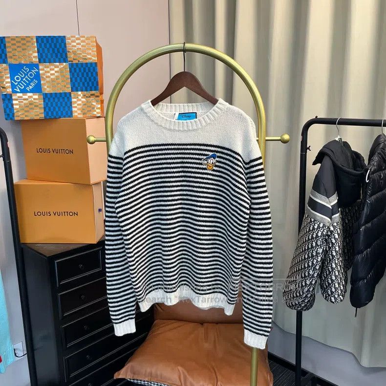 Gucci Gucci Striped Disney co-branded sweater Size S / US 4 / IT 40 - 1 Thumbnail