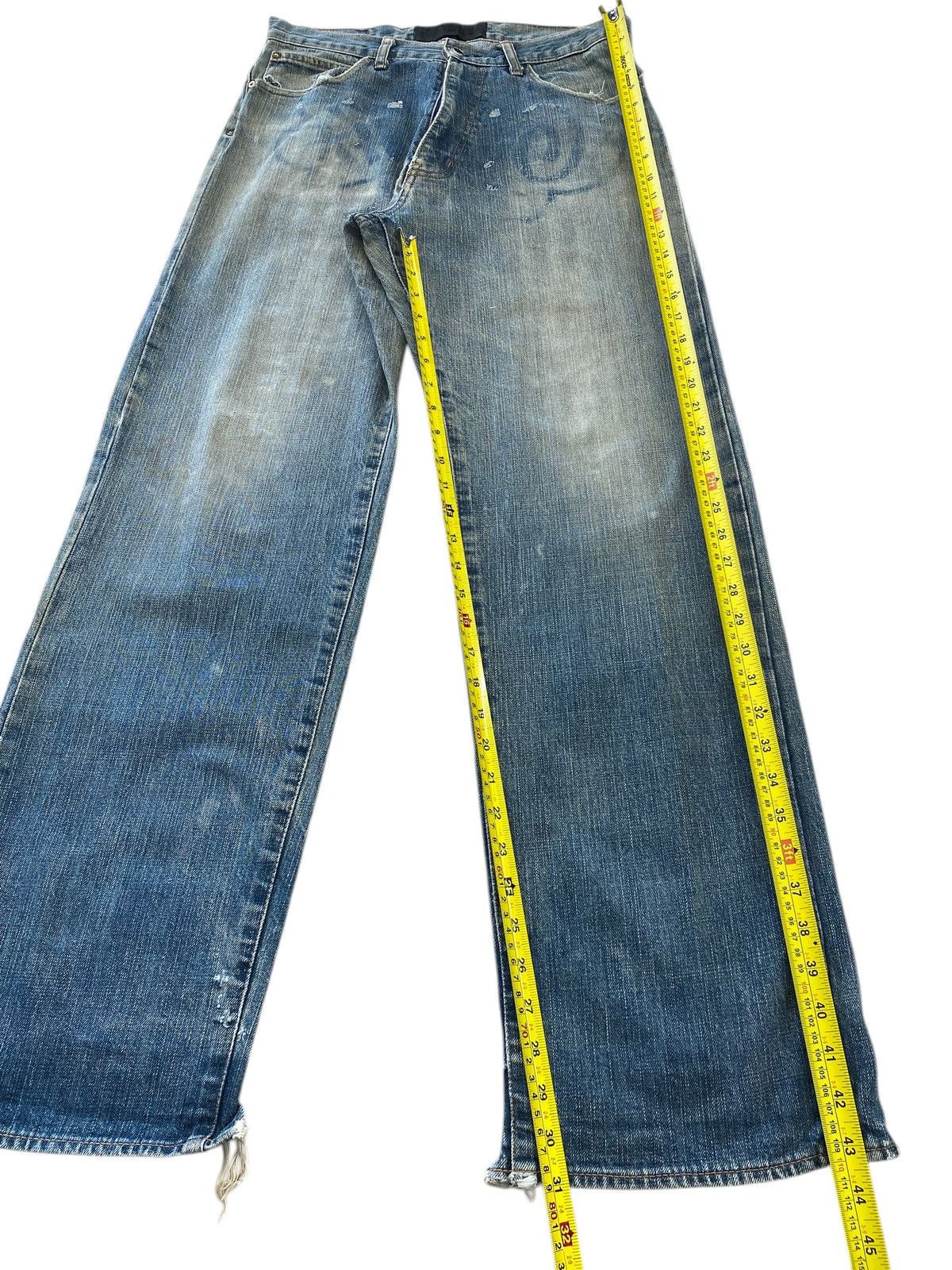 Japanese Brand Japanase Brand Faded Wash Style Straight Leg Jeans Size US 32 / EU 48 - 8 Thumbnail