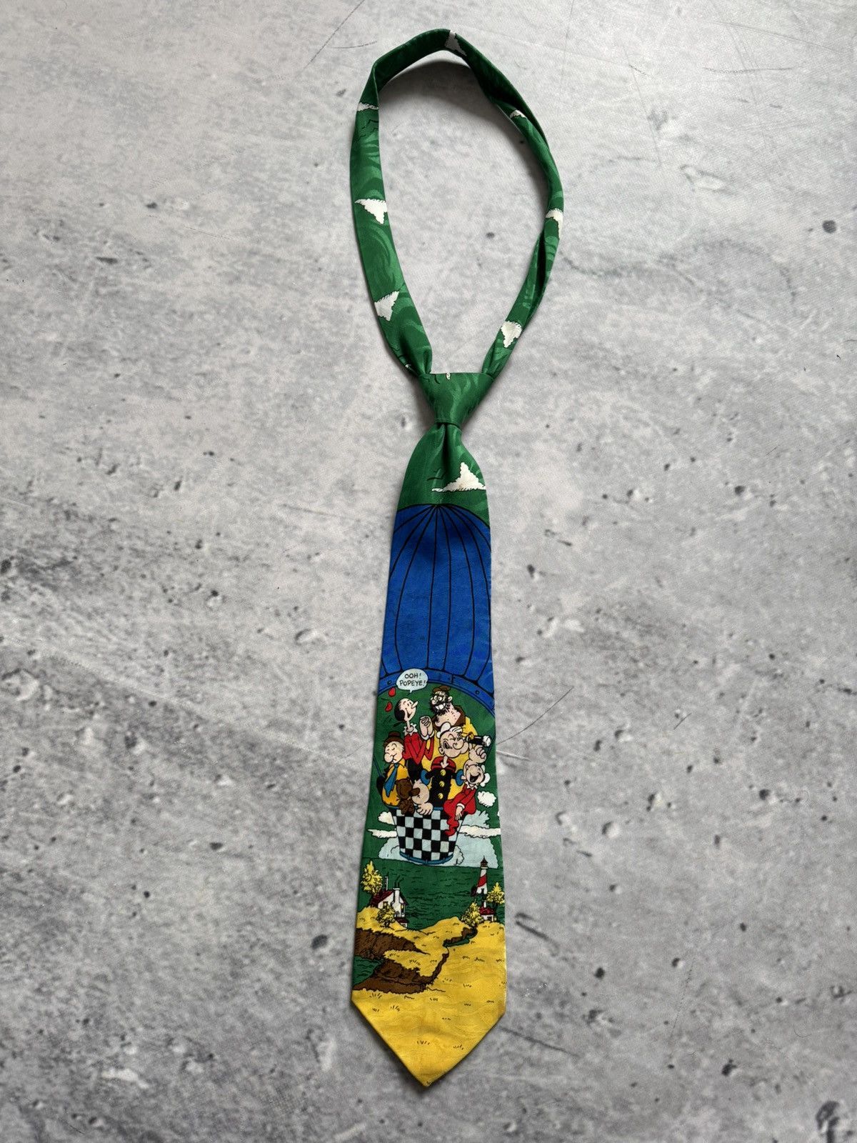Heineken × Vintage Vintage Green Heineken rare tie Cartoon Papaye Size ONE SIZE - 1 Thumbnail