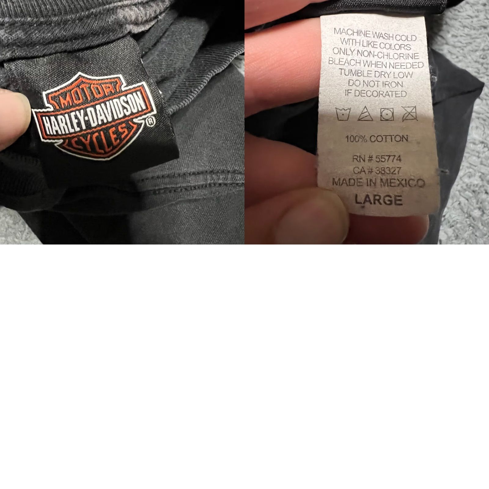 Harley Davidson Harley Davidson Shirt Mens Large Tshirt Scottsdale Arizona Motorcycle fading Black L Regular Mens Size US L / EU 52-54 / 3 - 8 Thumbnail
