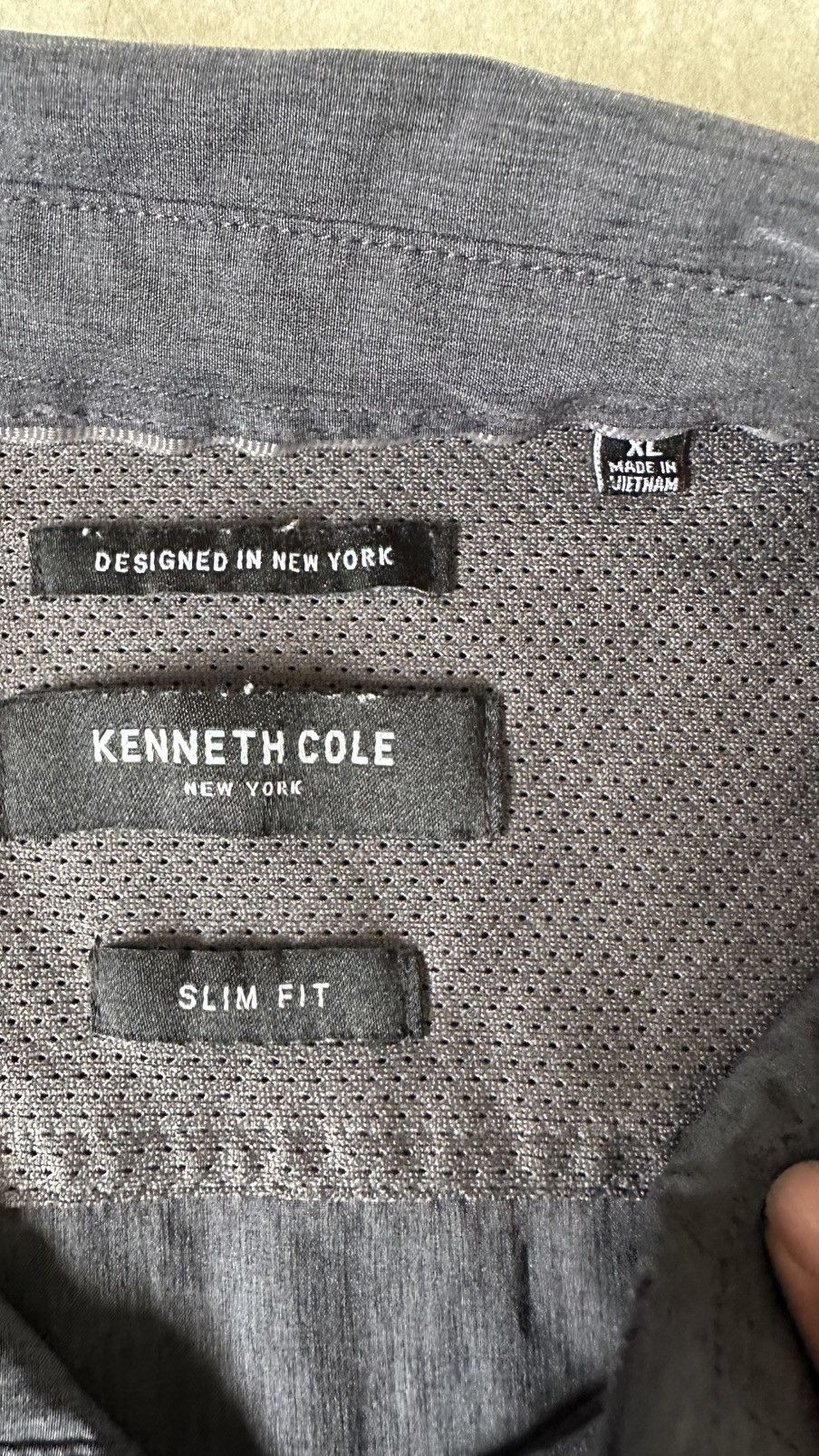 Kenneth Cole KENNETH COLE STRETCHABLE SHIRT Size US XL / EU 56 / 4 - 6 Thumbnail
