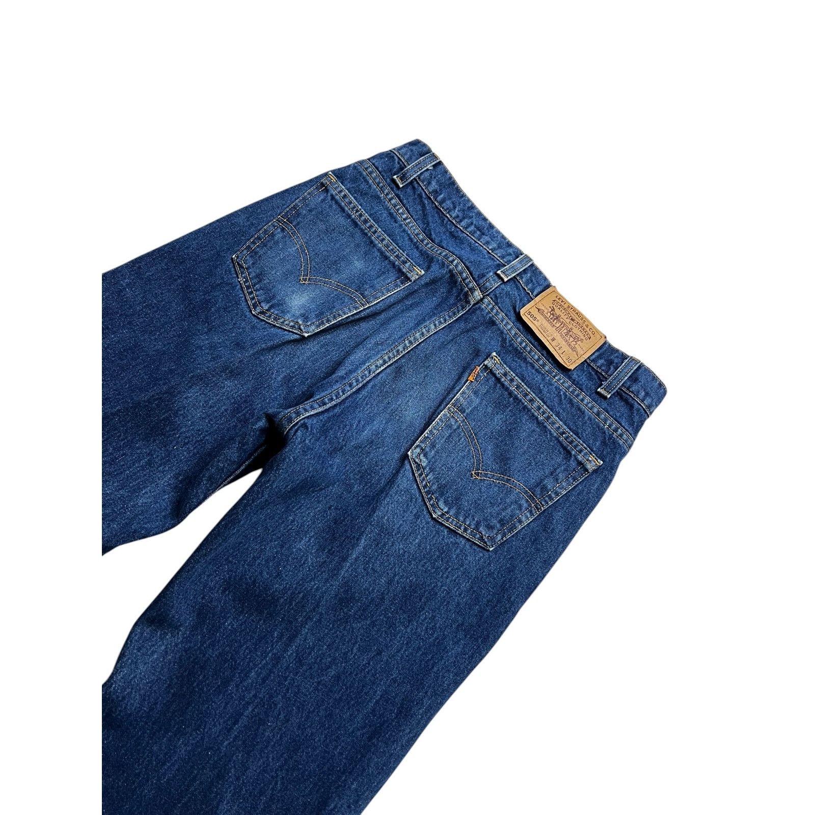 Levi's Vintage Levi’s 505 Orange Tab Straight 34x30(31x29.5) Size US 31 - 10 Thumbnail