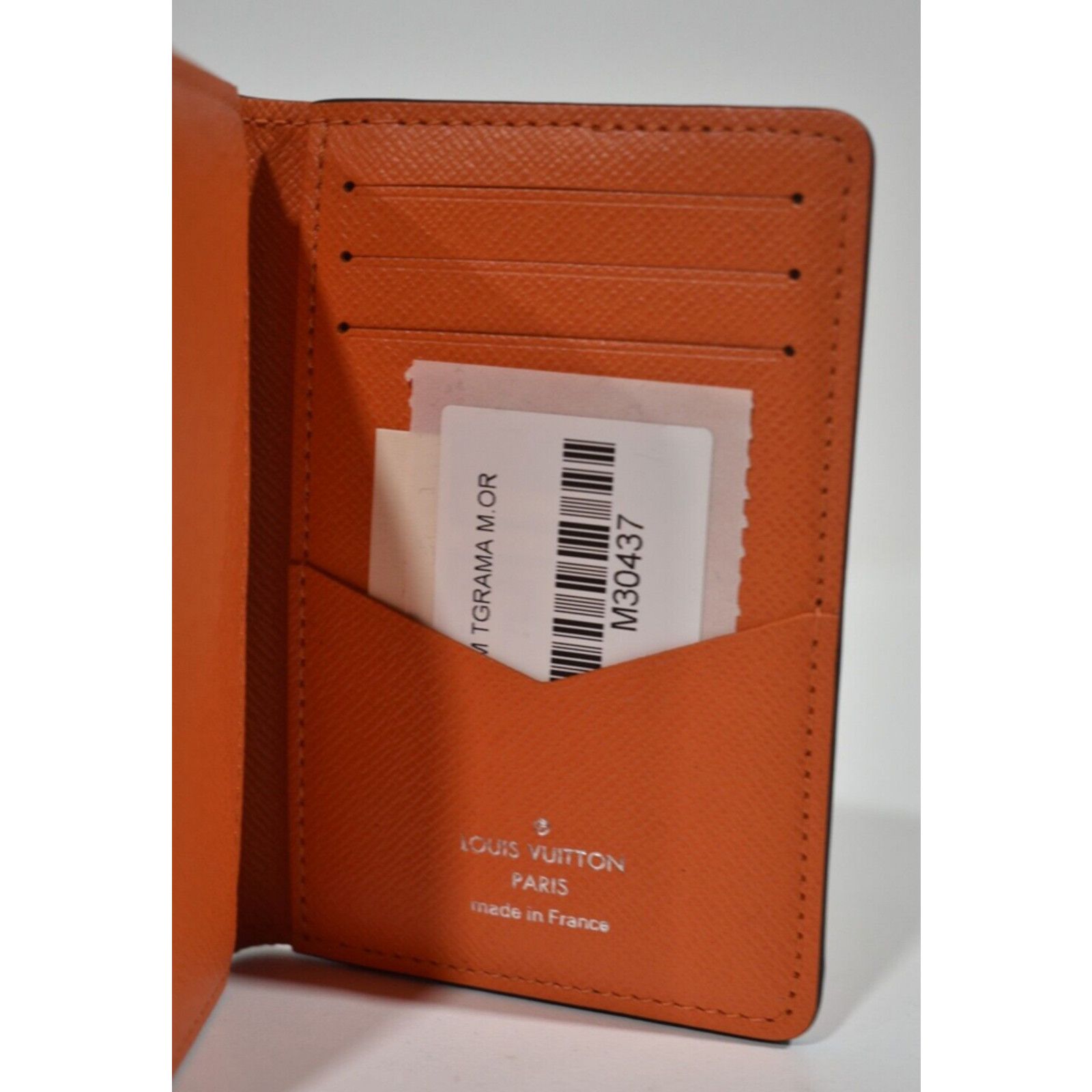 Louis Vuitton Louis Vuitton Orange Monogram Logo Pocket Organizer Wallet Size ONE SIZE - 7 Thumbnail