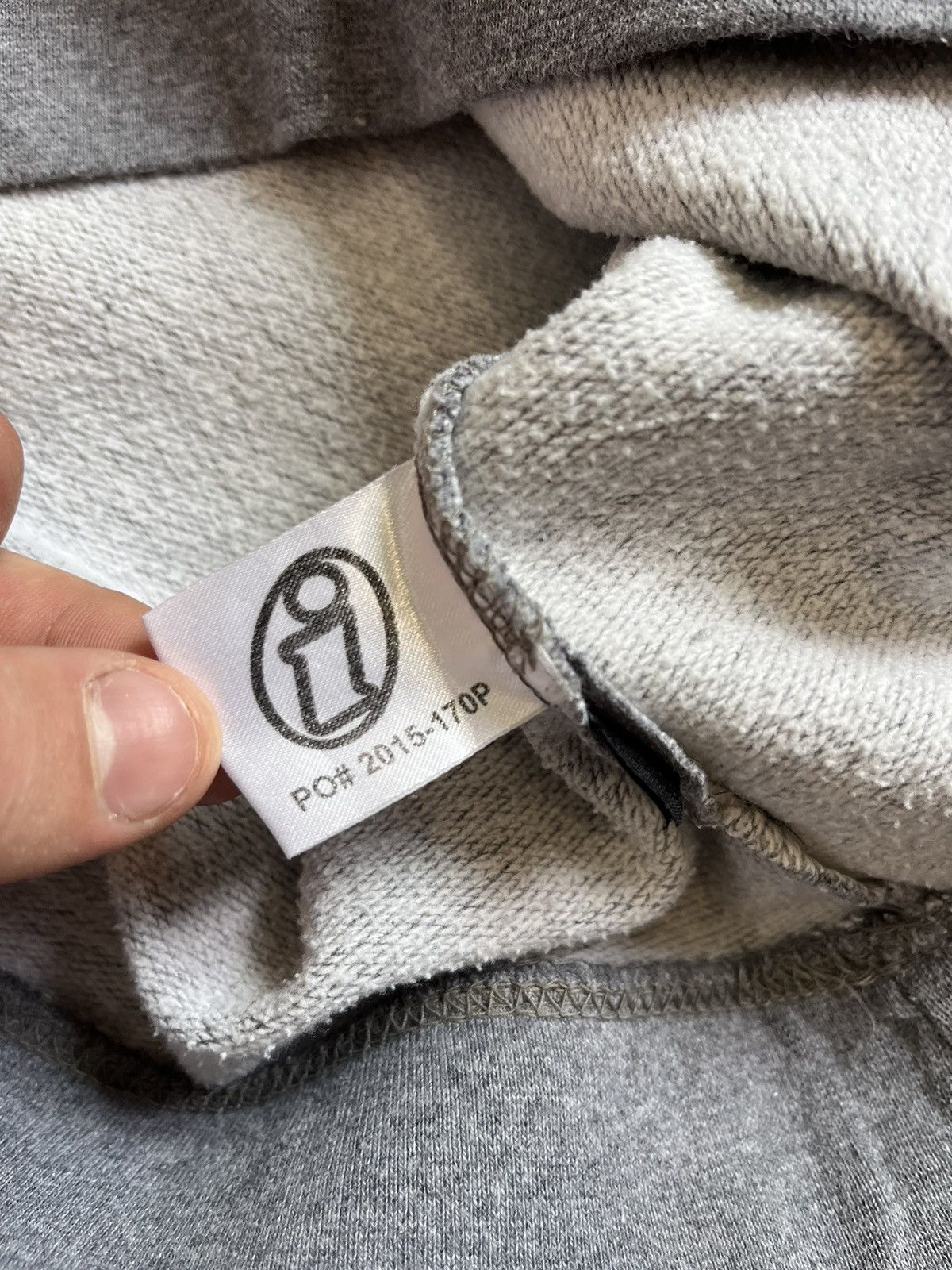 Huf HUF sweatshirt blank grey minimalistic Size US L / EU 52-54 / 3 - 20 Thumbnail