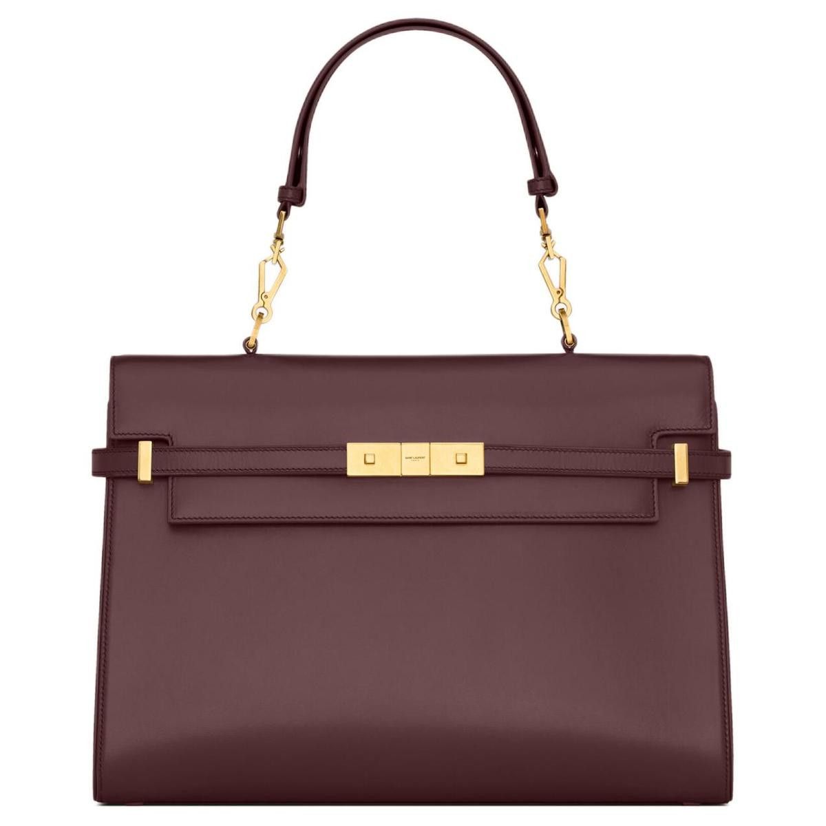 Saint Laurent Paris o1bcso1str1225 Size:OS/Manhattan Top-Handle in Dark Brown Size ONE SIZE - 1 Preview