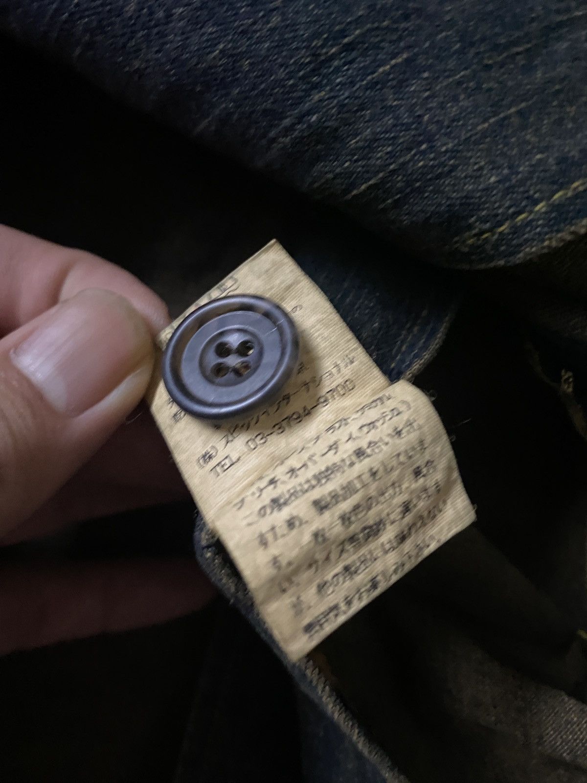 If Six Was Nine × Japanese Brand × Le Grande Bleu (L.G.B.) 2000's Tornado Mart Mudwash Fringe Tribal Denim Coat Size US M / EU 48-50 / 2 - 12 Thumbnail