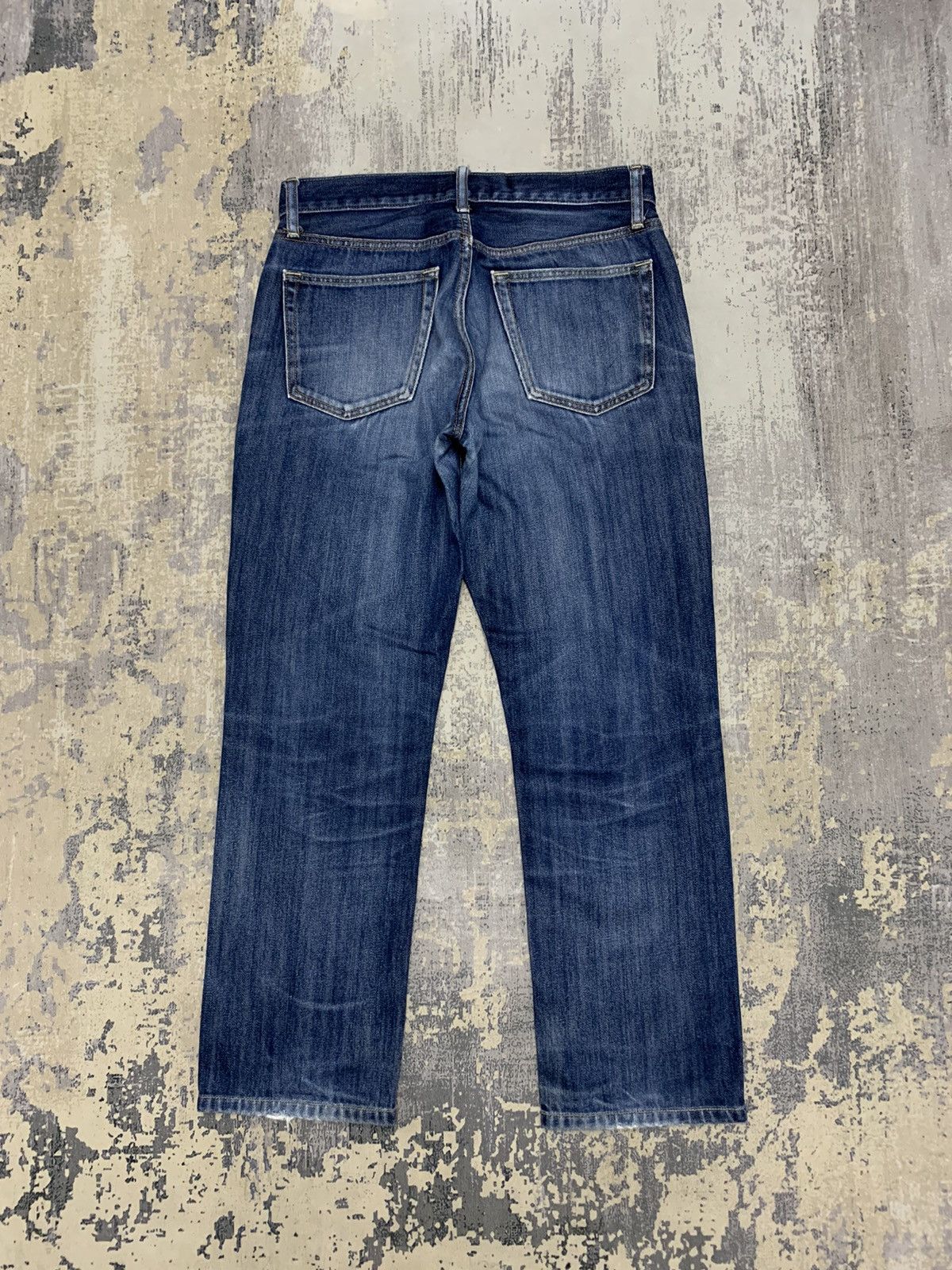 Japanese Brand Vtg Uniqlo Kaihara Slim Straight Selvedge Denim Jeans W31 Size US 31 - 10 Thumbnail