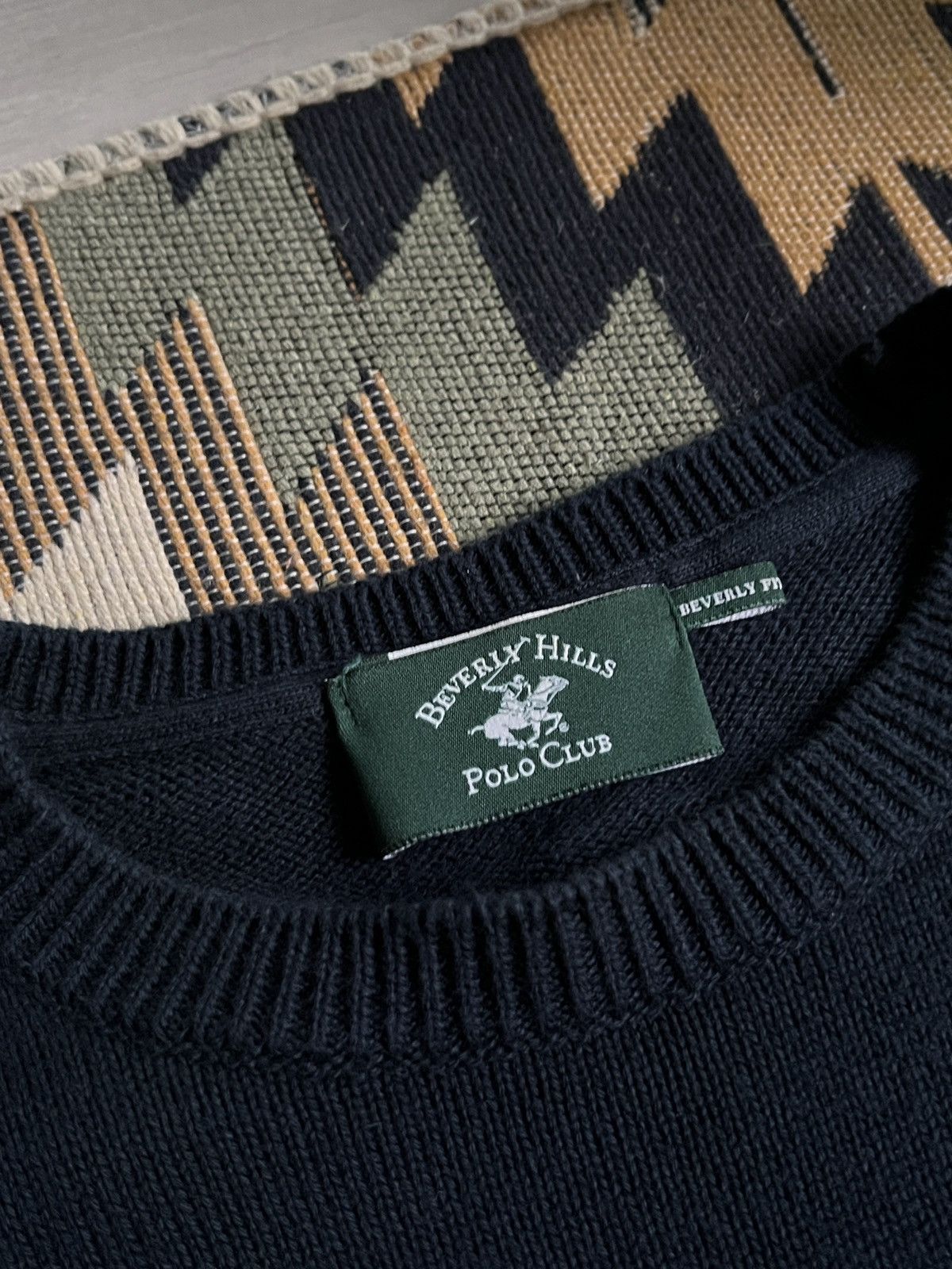 Beverly Hills Polo Club Beverly Hills US Flag Crew Neck Knit Sweater Size US M / EU 48-50 / 2 - 6 Thumbnail