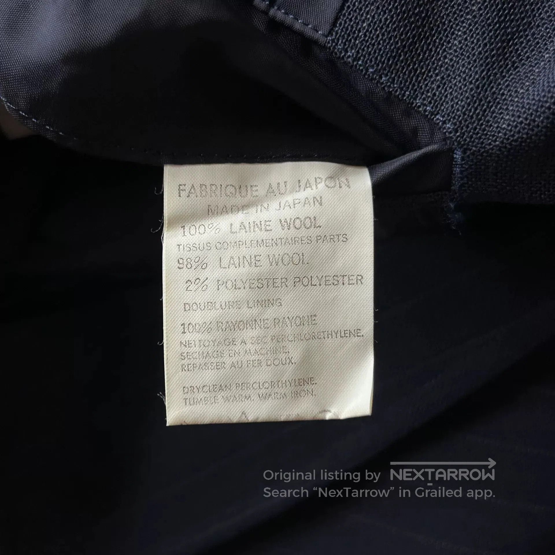 Yohji Yamamoto yohji yamamoto striped wool suit jacket. Size US M / EU 48-50 / 2 - 7 Thumbnail