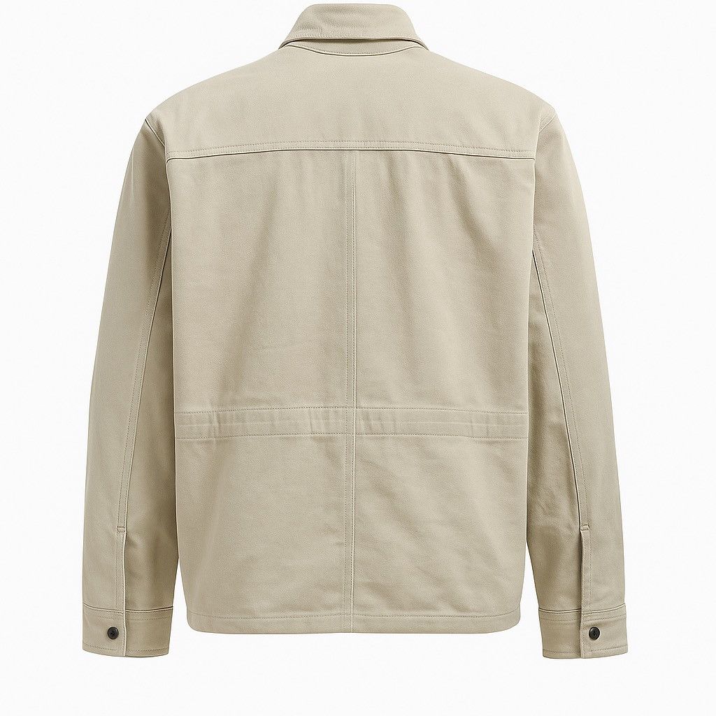 Vintage Vintage Par Avion Rugged Wear Beige Utility Jacket Workwear Size US M / EU 48-50 / 2 - 2 Thumbnail