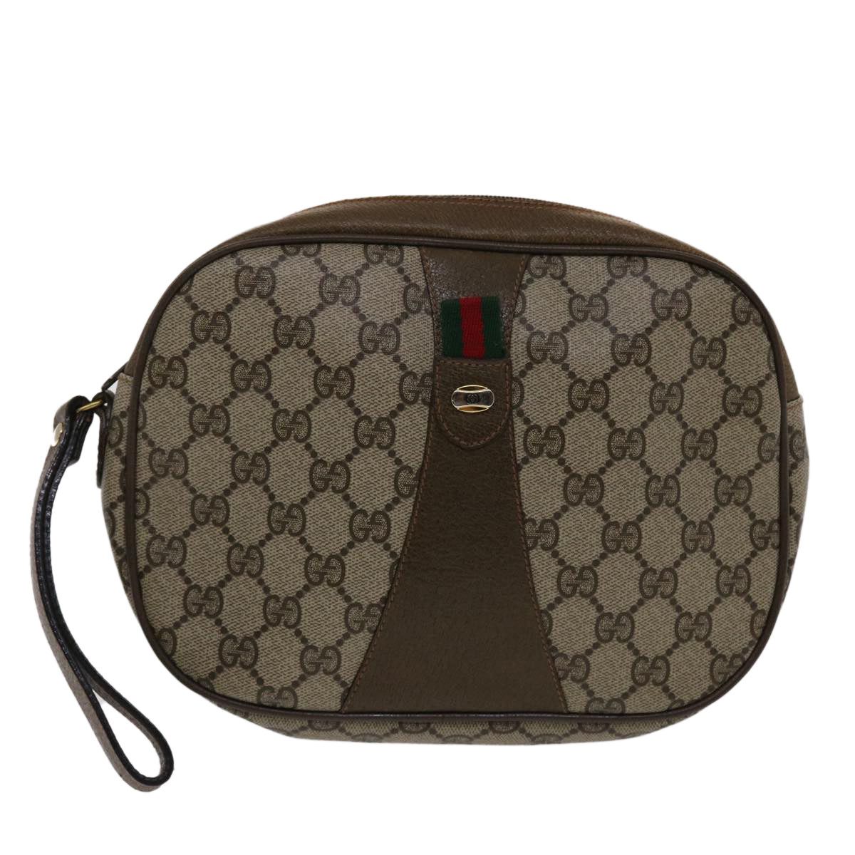 image of Gucci Sherry Clutch Bag in White, Women's