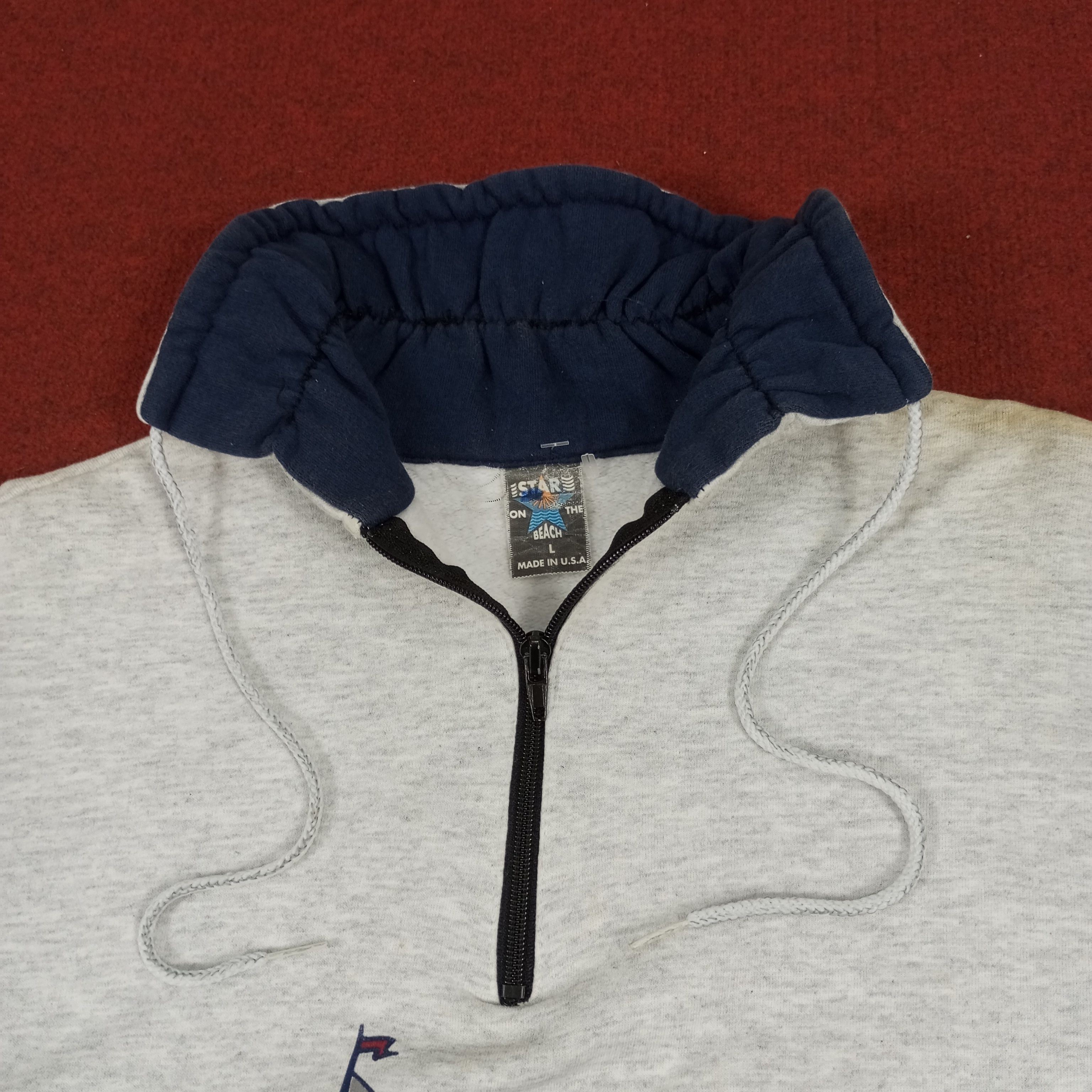 Vintage Florida Nice Design Vintage Half Zipper Sweatshirt Size US L / EU 52-54 / 3 - 6 Thumbnail