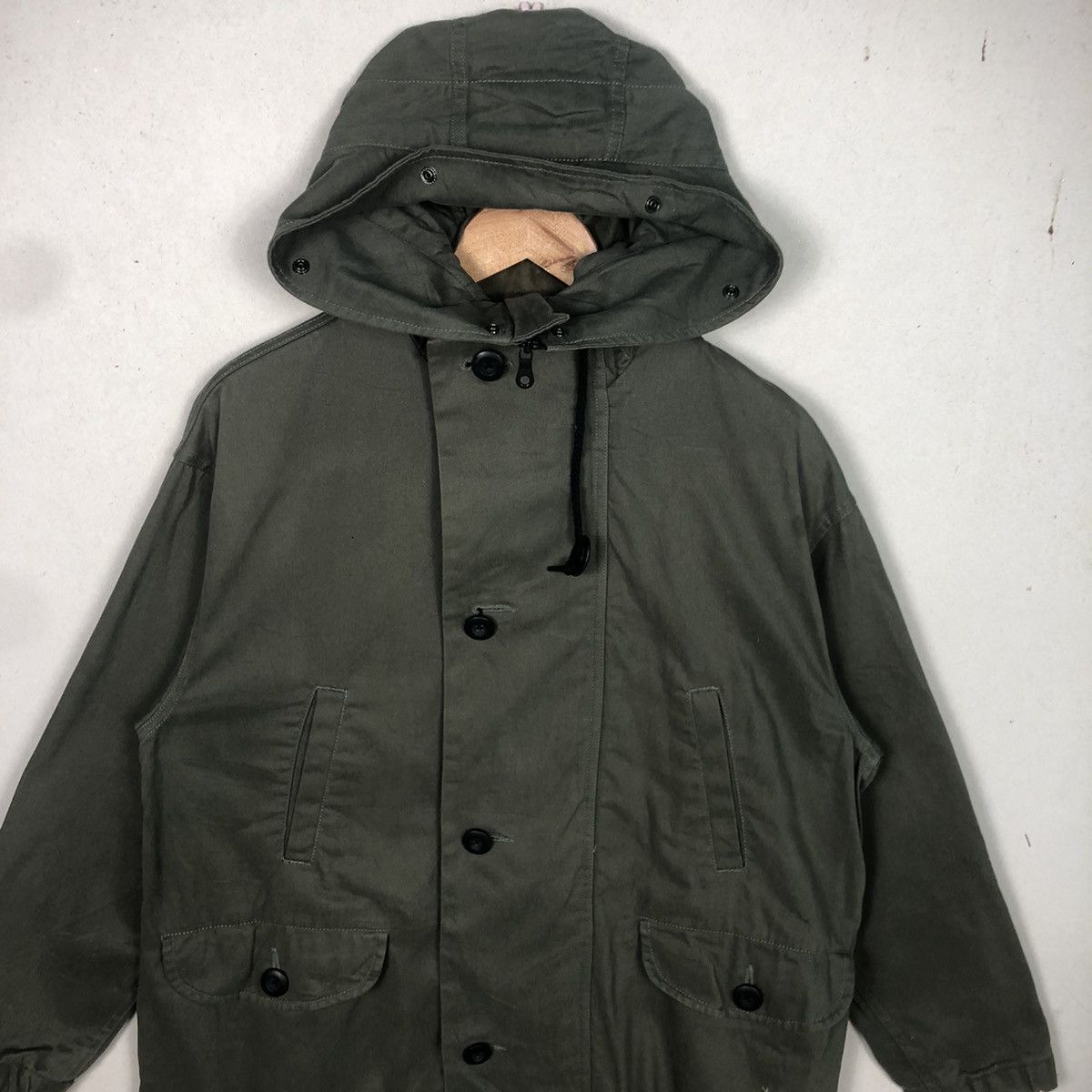 Japanese Brand Bark Tannage Japanese Parka Jacket Hooded Size US L / EU 52-54 / 3 - 4 Thumbnail