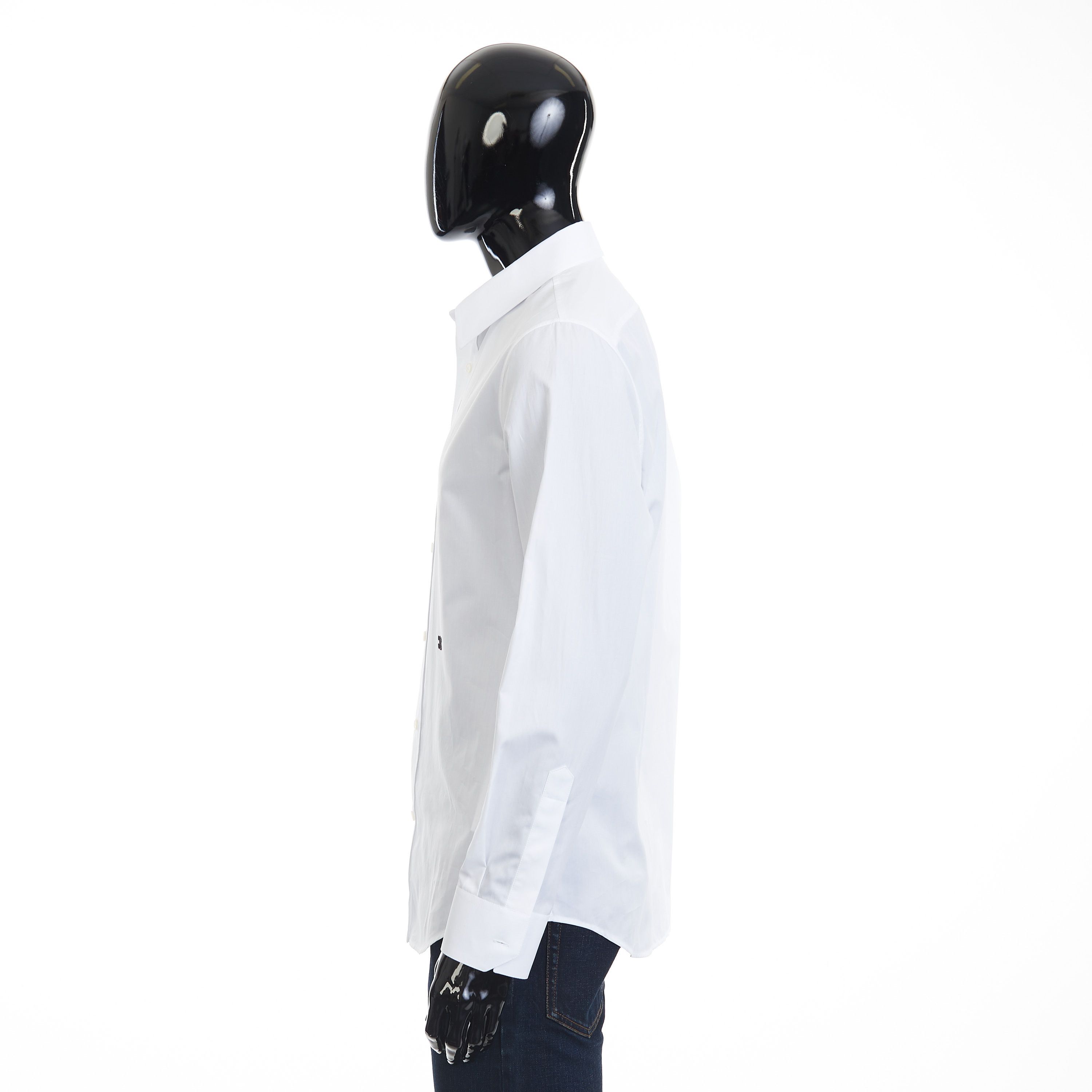 Celine Loose Drugstore Collar Shirt - Triomphe Embroidery Size US M / EU 48-50 / 2 - 3 Thumbnail