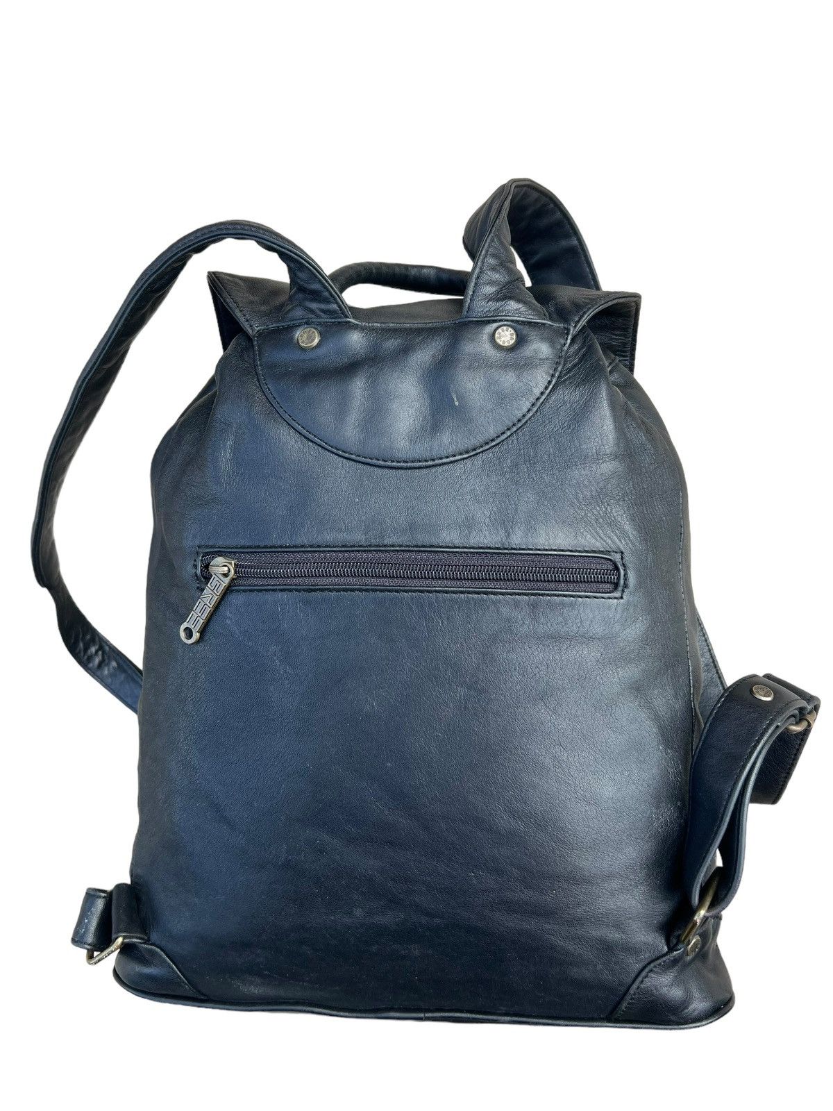 BREE Vintage BREE All Black Leather Backpack Size ONE SIZE - 10 Thumbnail