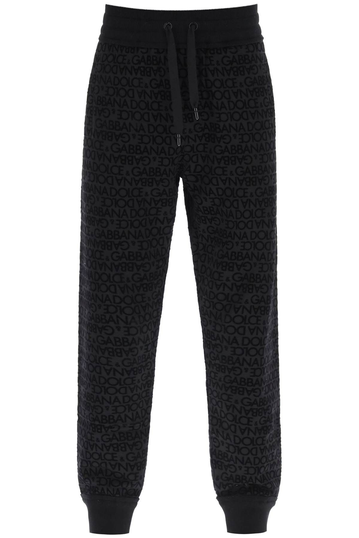 Dolce & Gabbana Boys Logo Joggers in Grey