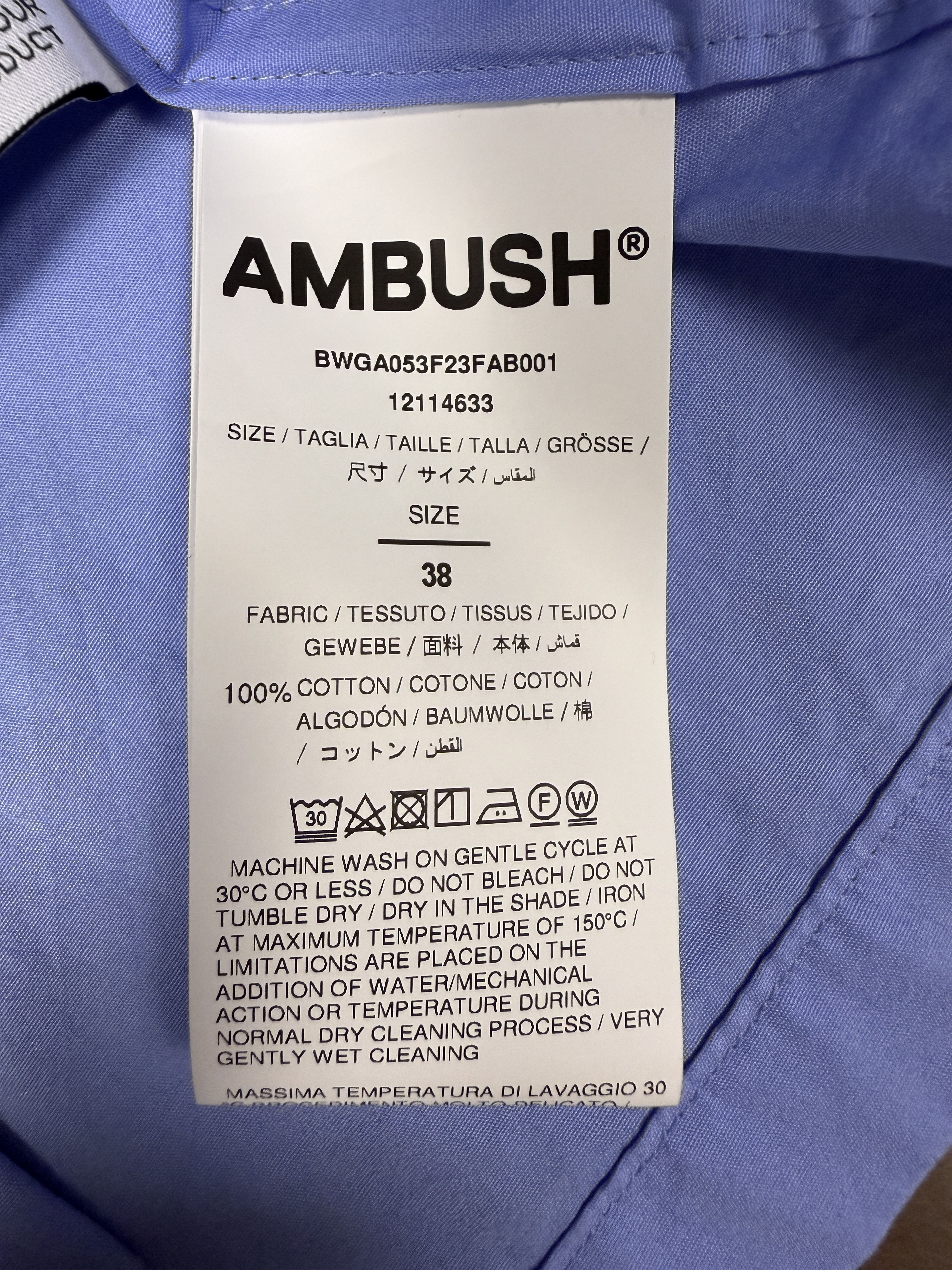 Ambush Design $475 Ambush Cropped Over Shirt Size XS / US 0-2 / IT 36-38 - 12 Thumbnail