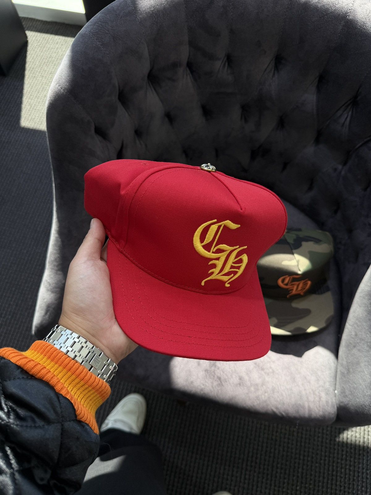 Chrome Hearts Red Chrome Heart Hats - Brand new Size ONE SIZE - 1 Thumbnail