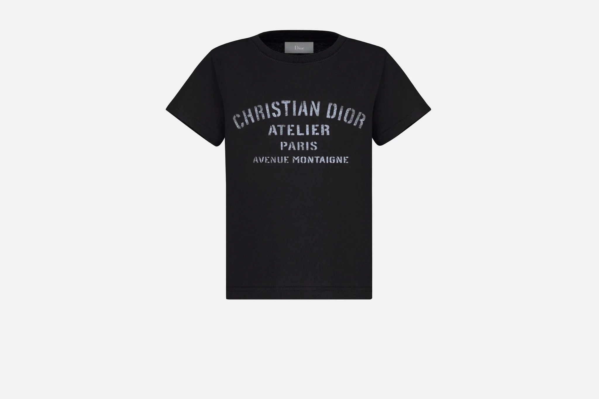 image of O1W1Db10324 Christian Dior Atelier T-Shirts In Black, Men's (Size Medium)