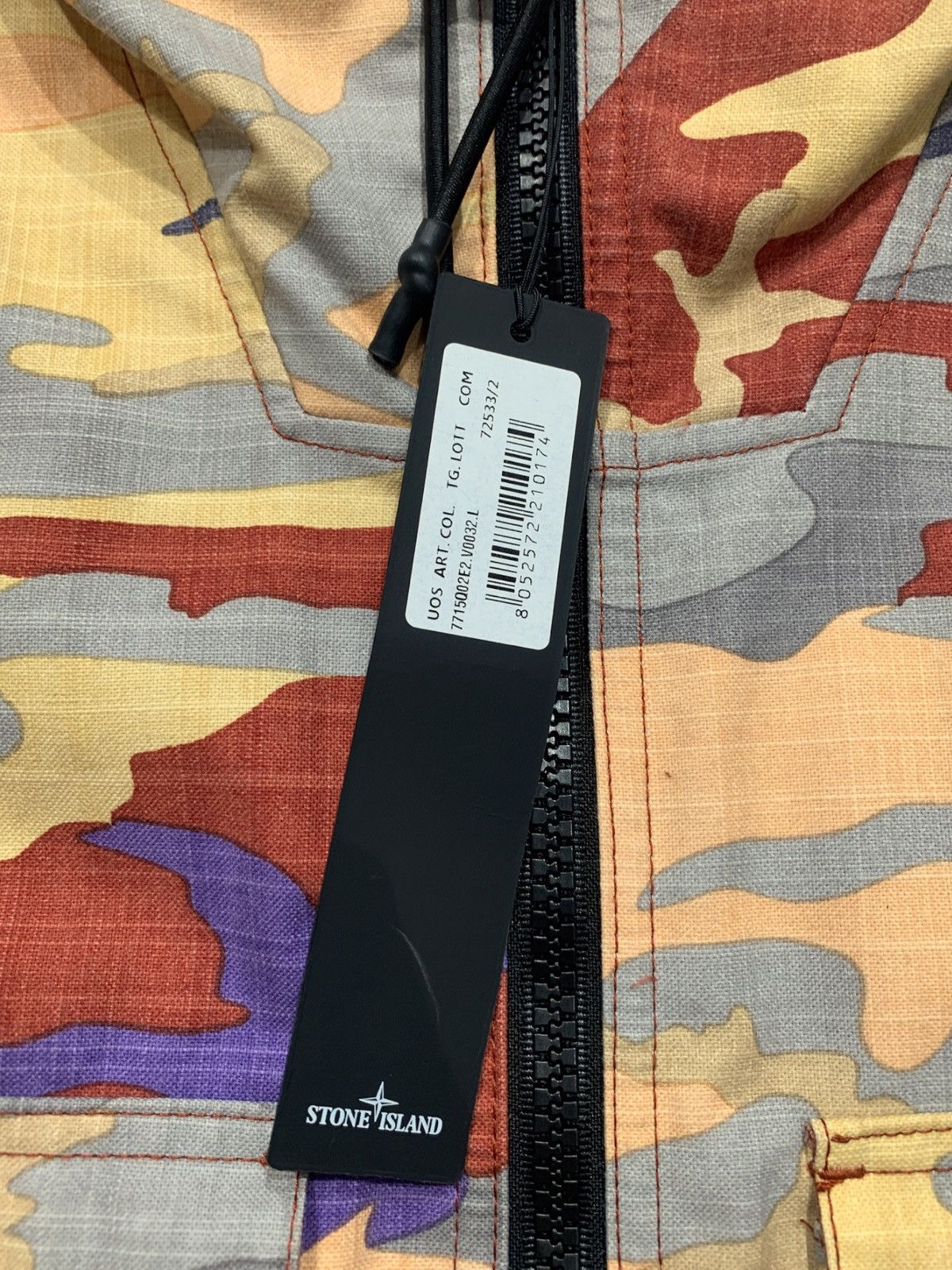 Stone Island Heritage camo ripstop nylon watro jacket Size US L / EU 52-54 / 3 - 14 Thumbnail