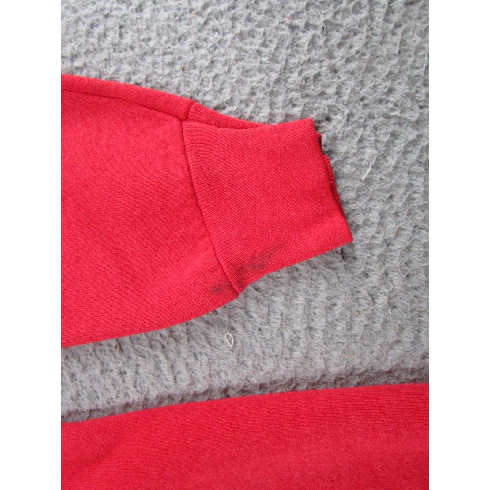 Equipment VINTAGE B.U.M Sweatshirt Raglan Long Sleeve Crew Neck 80s 90s Pullover Red Cotton Knit Logo Mens Size L Size US L / EU 52-54 / 3 - 5 Thumbnail