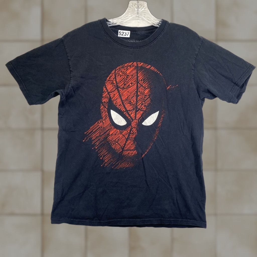 Vintage VINTAGE Spider-Man T-Shirt Men Small Black Graphic Print Short Sleeve Crew Neck Comic Movie Fans Size US S / EU 44-46 / 1 - 1 Thumbnail