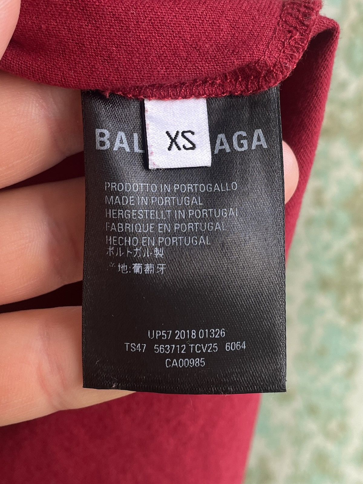 Balenciaga Balenciaga BB Chest Logo Women’s Red Tee T Shirt XS Size XS / US 0-2 / IT 36-38 - 10 Thumbnail