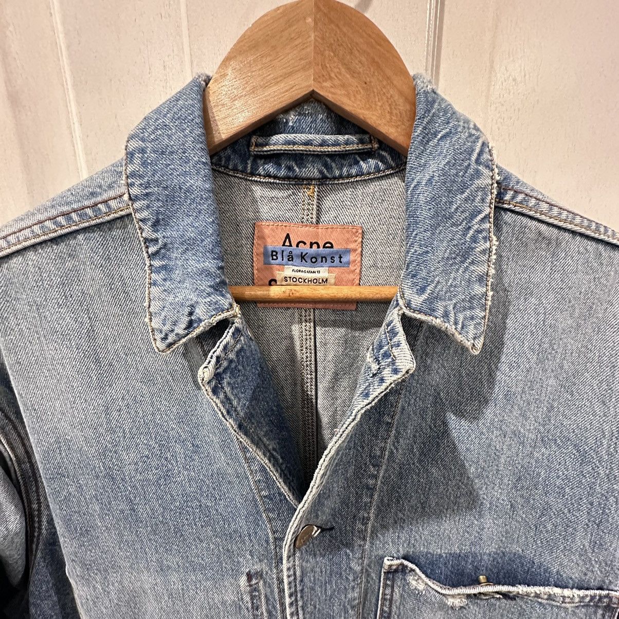 Acne Studios Acne Studios Bla Konst Denim Coat Size US M / EU 48-50 / 2 - 2 Thumbnail