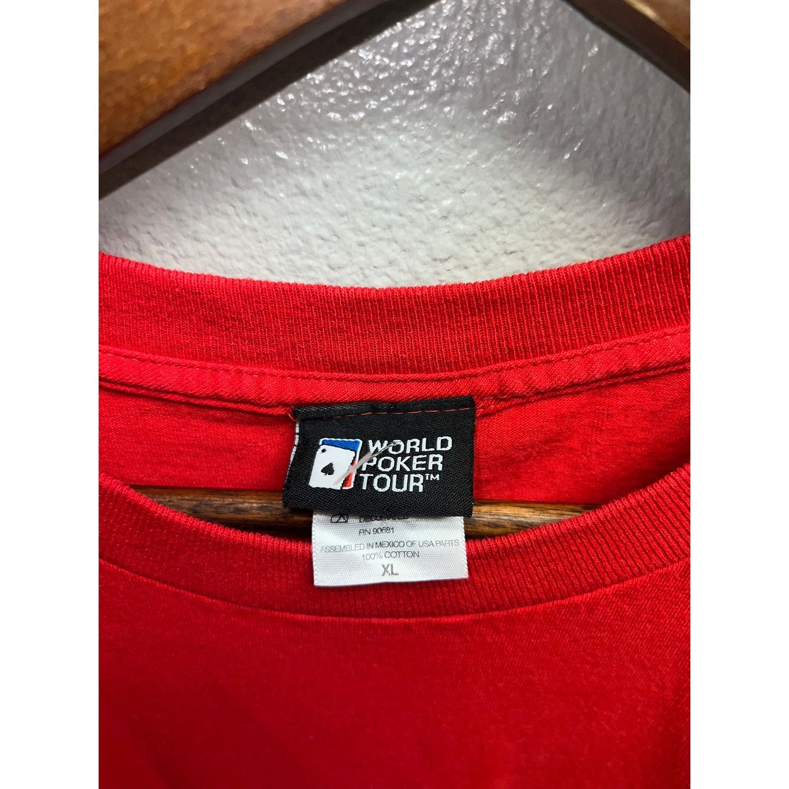 Vintage Vintage World Poker Tour Shirt Texas Hold Em Player Tee 90s Size US XL / EU 56 / 4 - 4 Thumbnail